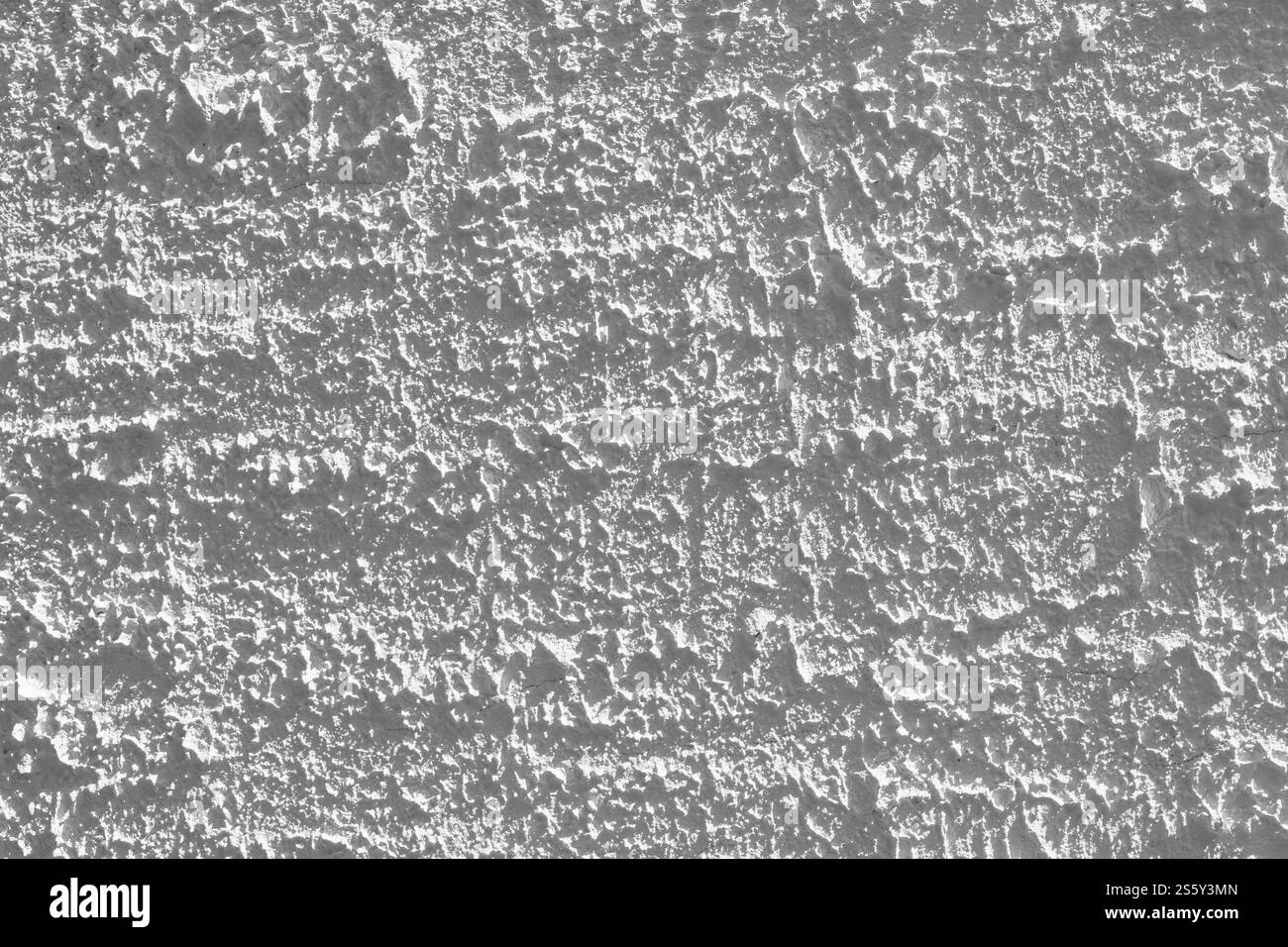 Texture de mur de ciment blanc avec motif naturel forme abstraite pierre de béton pour le fond Banque D'Images