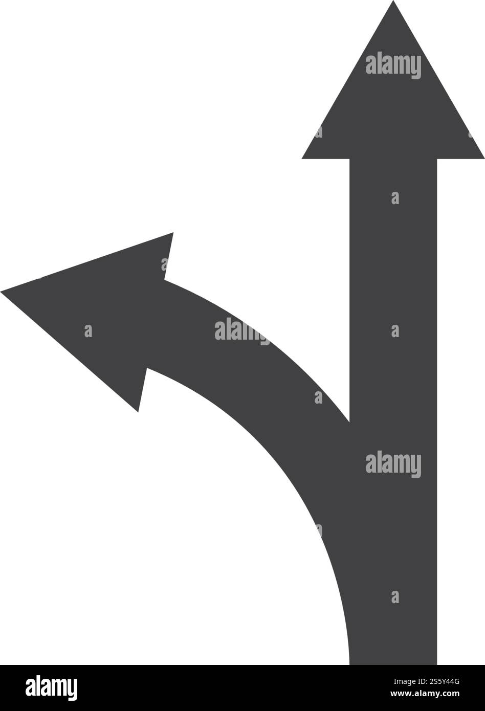 Signe flèche logo modèle vecteur symbole nature Illustration de Vecteur