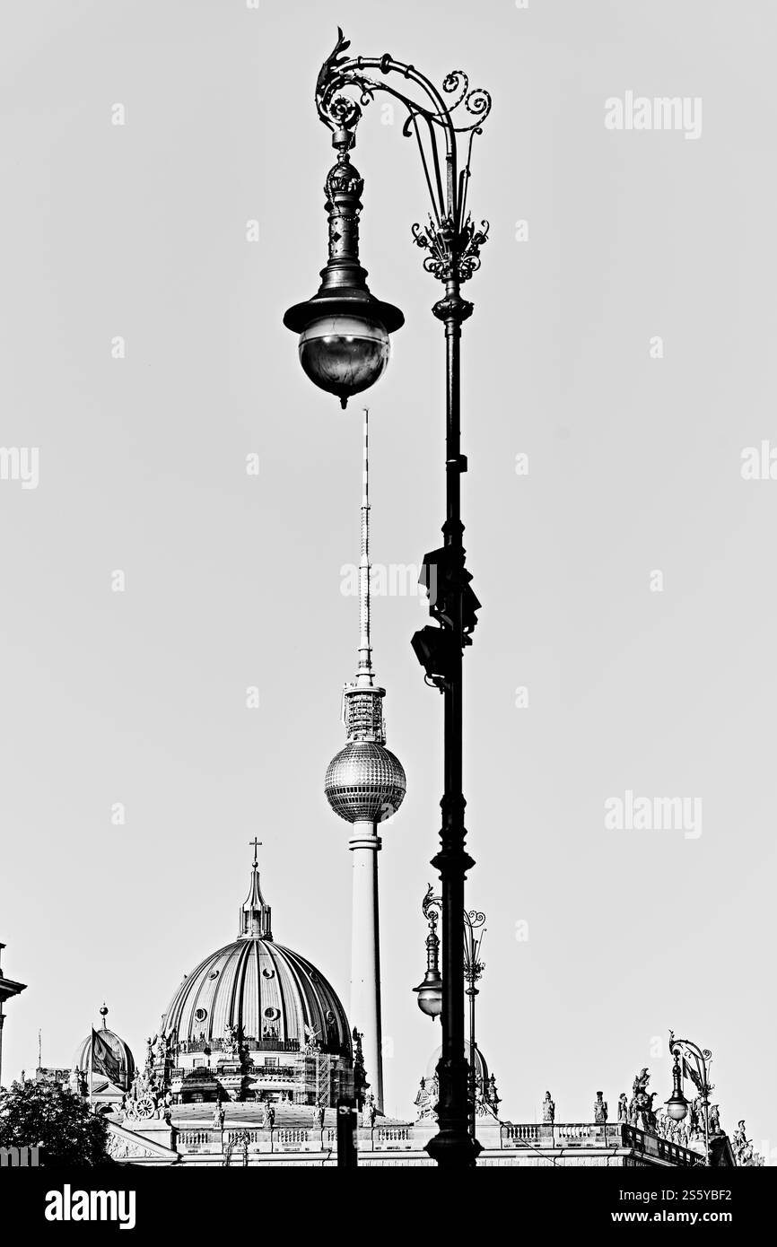 Fernsehturm Berlin, Allemagne Banque D'Images