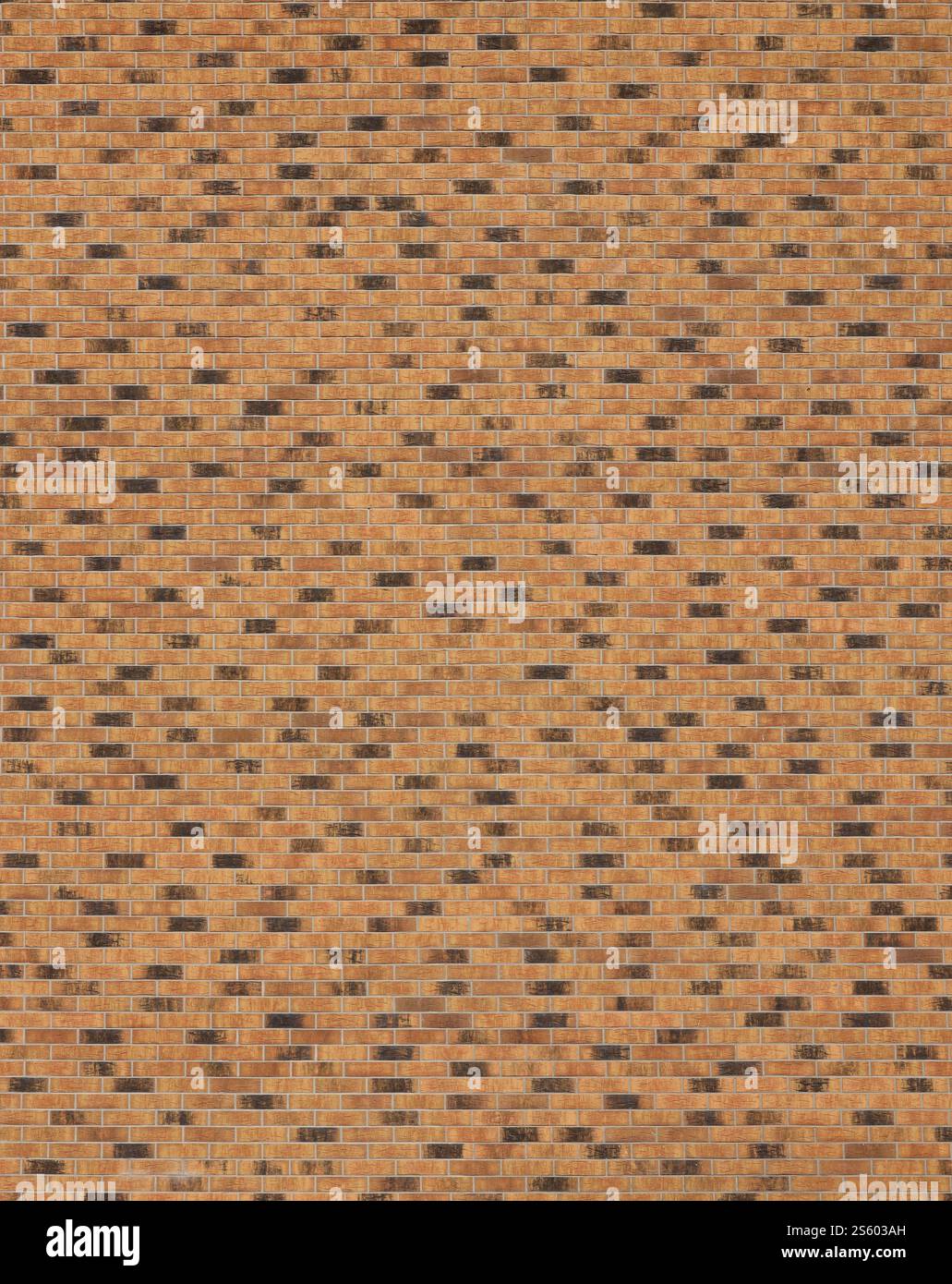 Motif de mur de briques foncées avec ordre de maçonnerie chaotique. Texture d'arrière-plan ou ressource pour texturation 3D. Beaucoup de briques dans le grand mur de pierre moderne en plein Banque D'Images