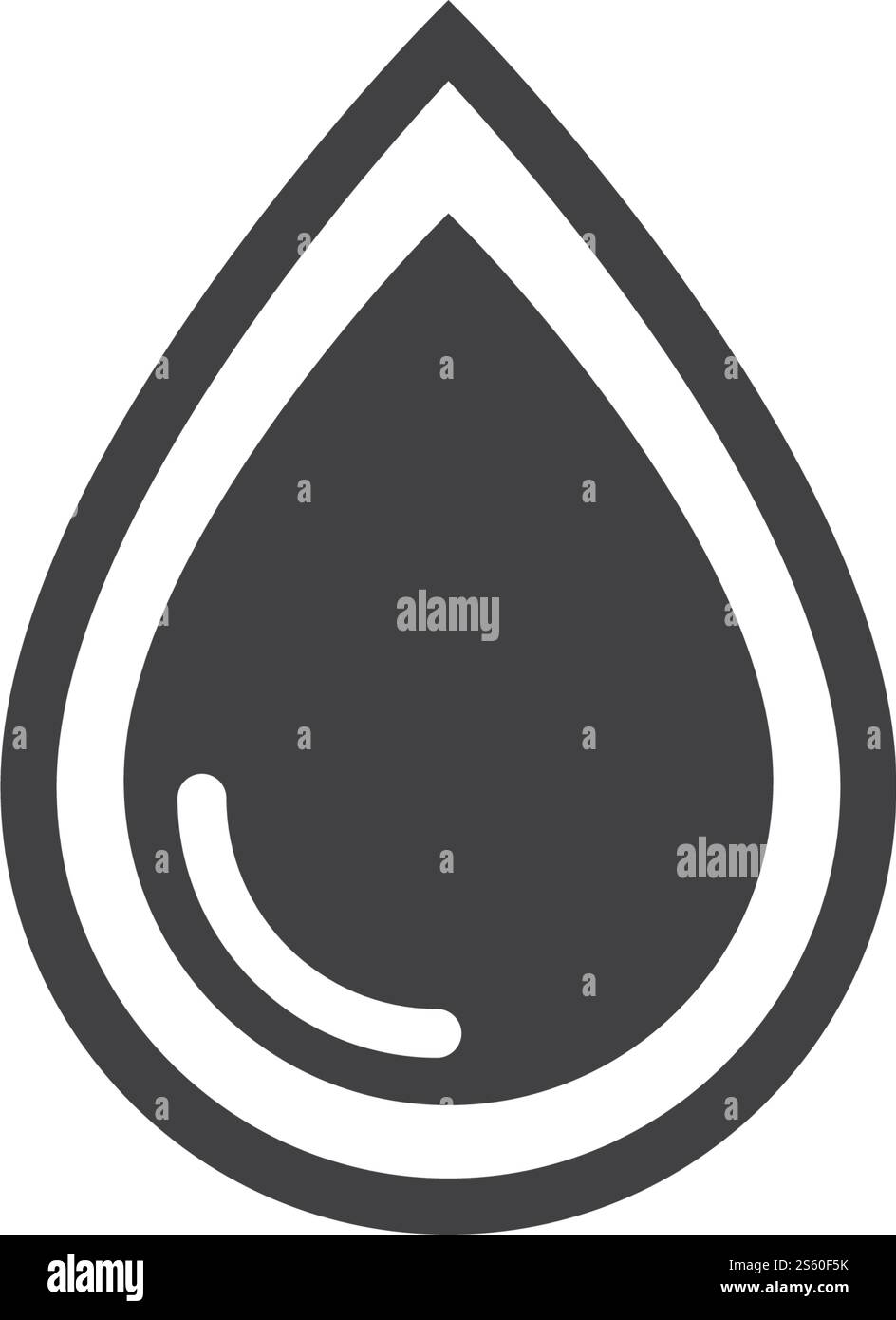 Goutte d'eau Modèle Logo vector illustration design Illustration de Vecteur