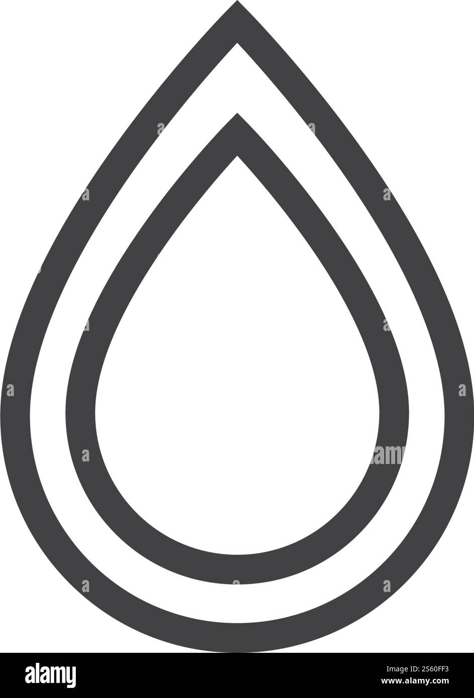 Goutte d'eau Modèle Logo vector illustration design Illustration de Vecteur