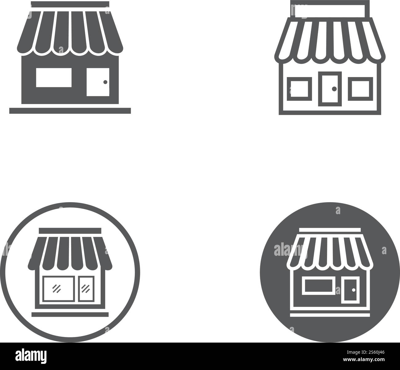 Stocker la conception de vecteur de modèle d'icône Illustration de Vecteur