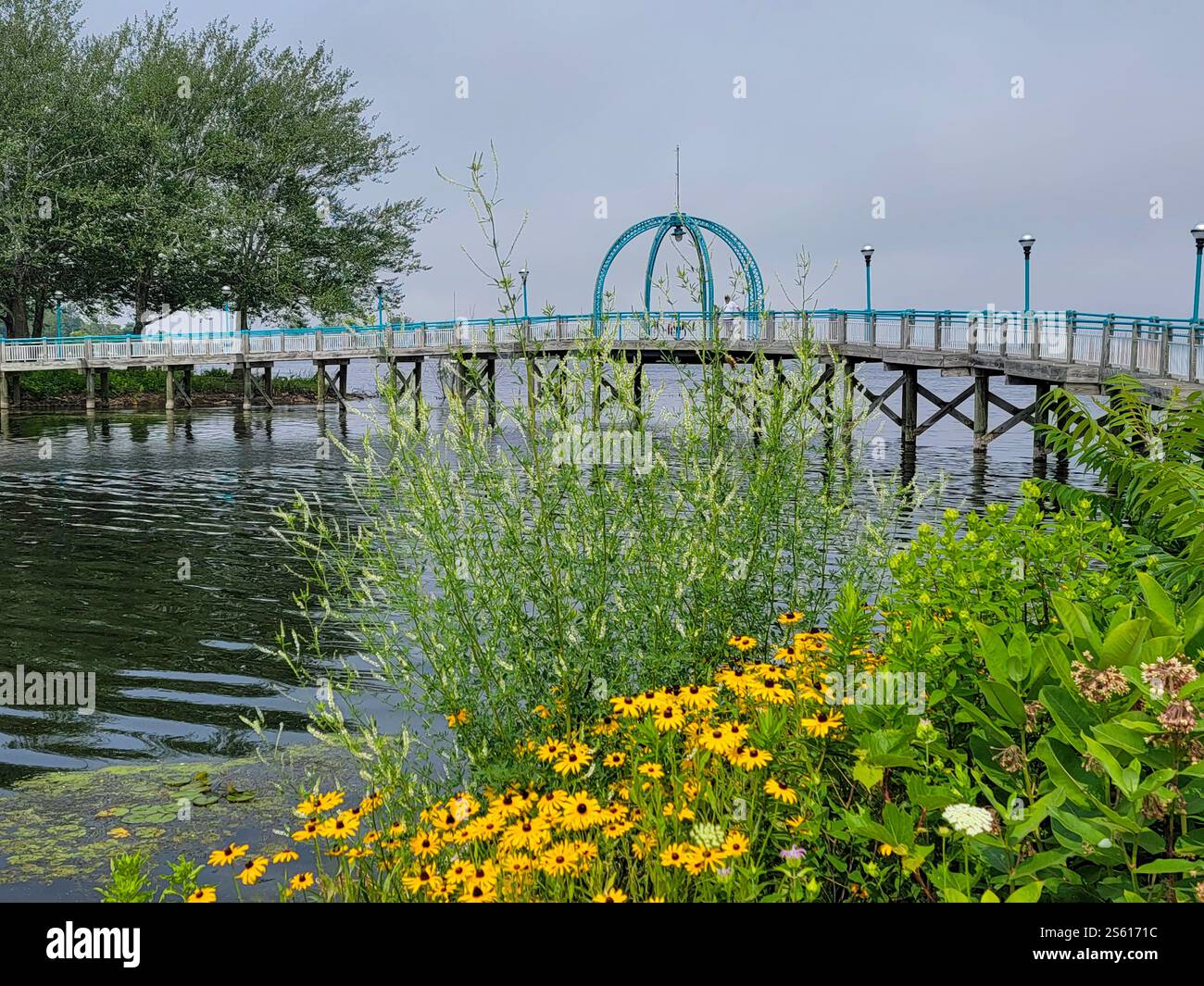 Muskegon Lakeshore Trail, Muskegon, Michigan Banque D'Images