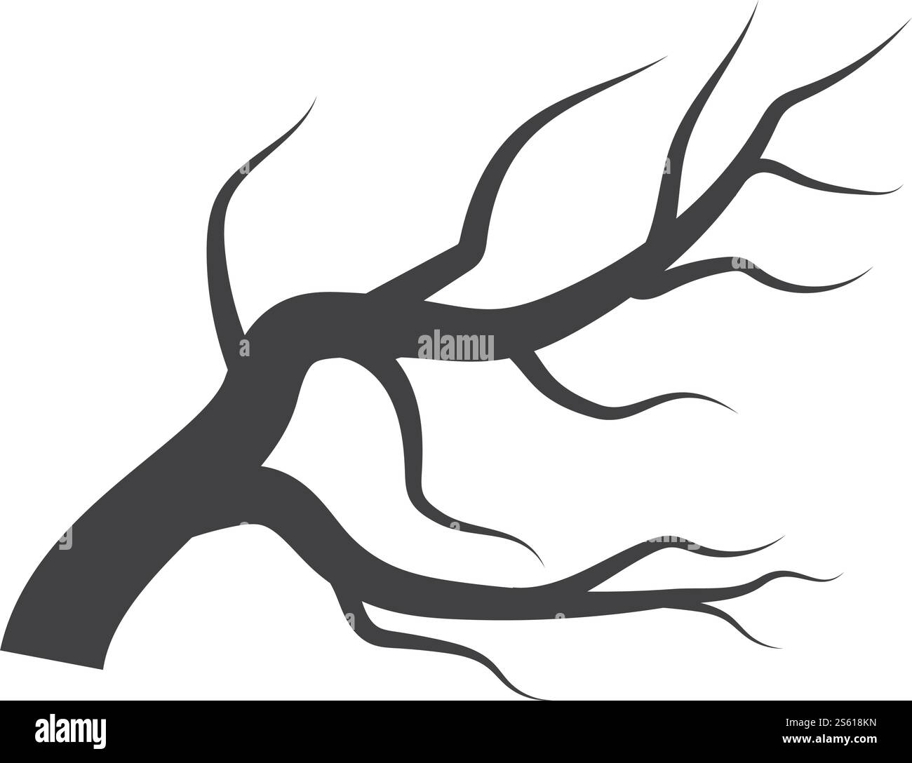 Illustration vectorielle du modèle d'arrière-plan du logo de l'arbre Illustration de Vecteur