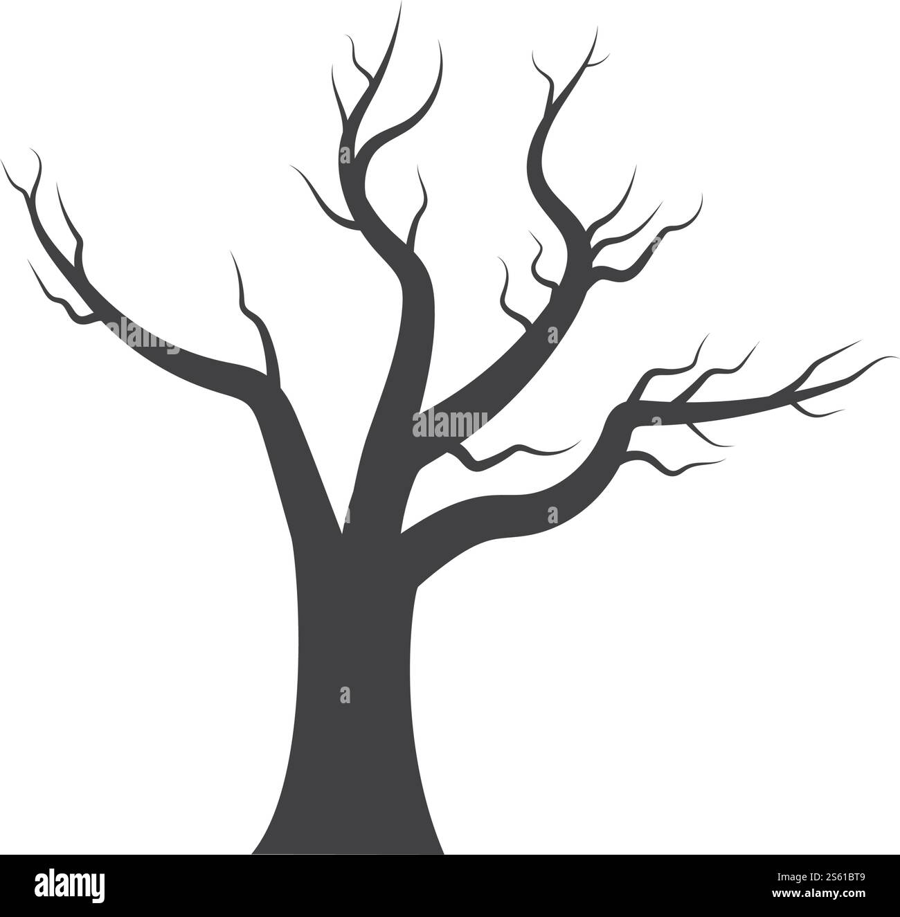 Illustration vectorielle du modèle d'arrière-plan du logo de l'arbre Illustration de Vecteur