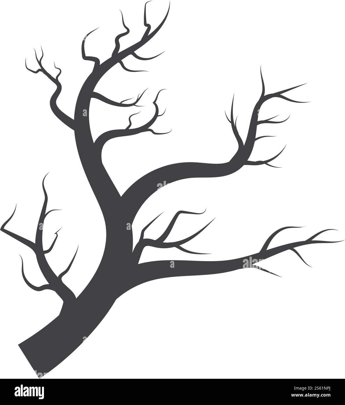 Illustration vectorielle du modèle d'arrière-plan du logo de l'arbre Illustration de Vecteur