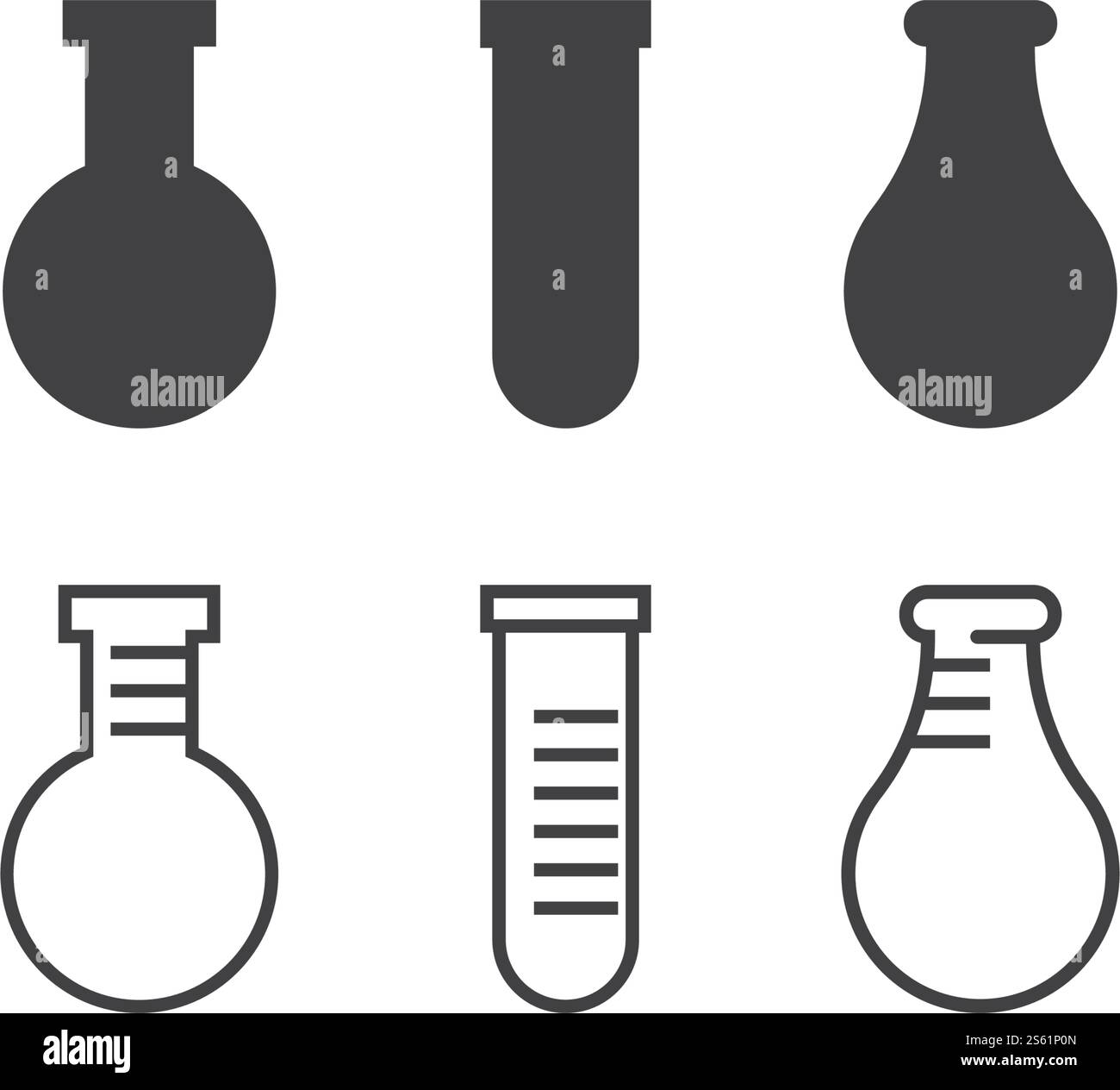 Logo de laboratoire modèle icône vecteur Illustration de Vecteur