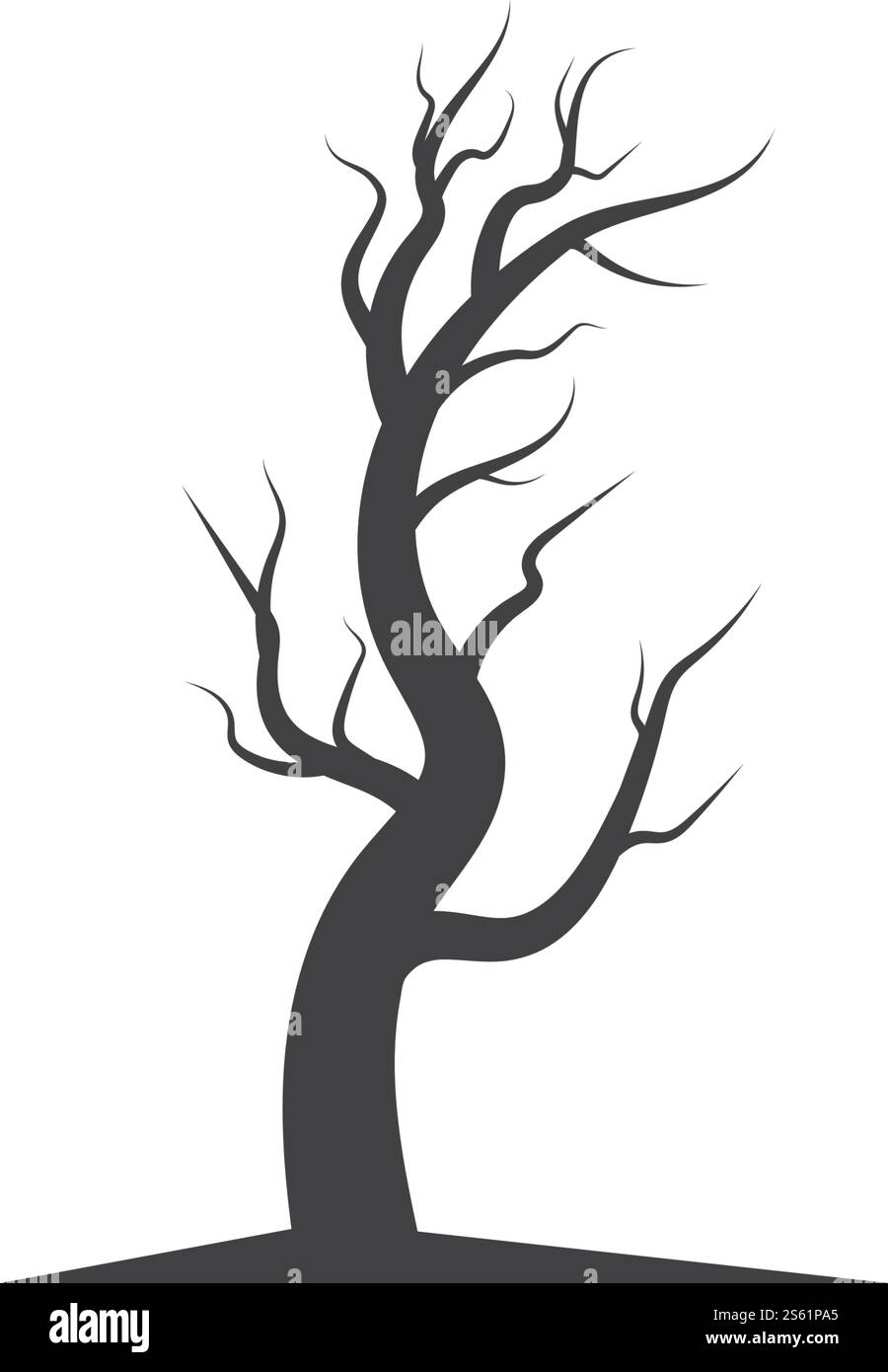 Illustration vectorielle du modèle de logo de l'arbre Illustration de Vecteur
