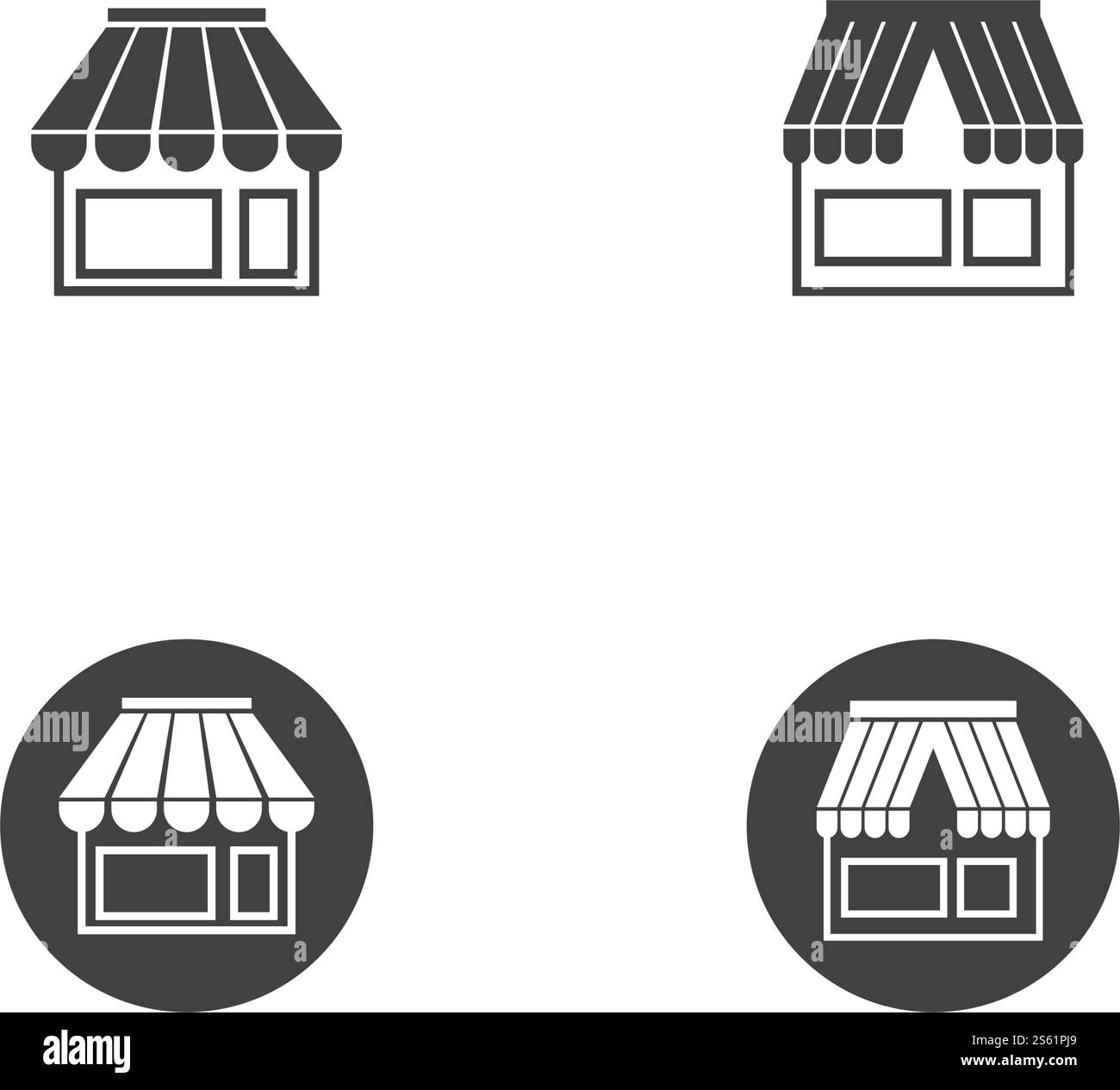 Stocker la conception de vecteur de modèle d'icône Illustration de Vecteur