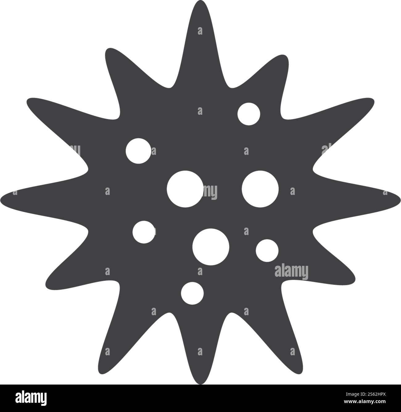 Conception plate à vecteur d'icône probiotique bactérienne Illustration de Vecteur