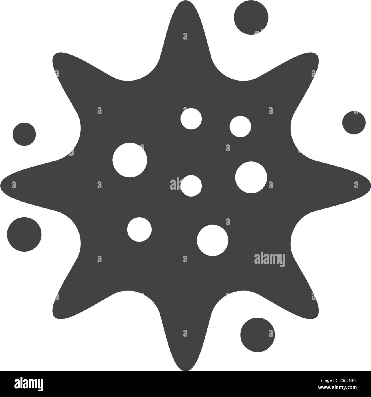 Conception plate à vecteur d'icône probiotique bactérienne Illustration de Vecteur