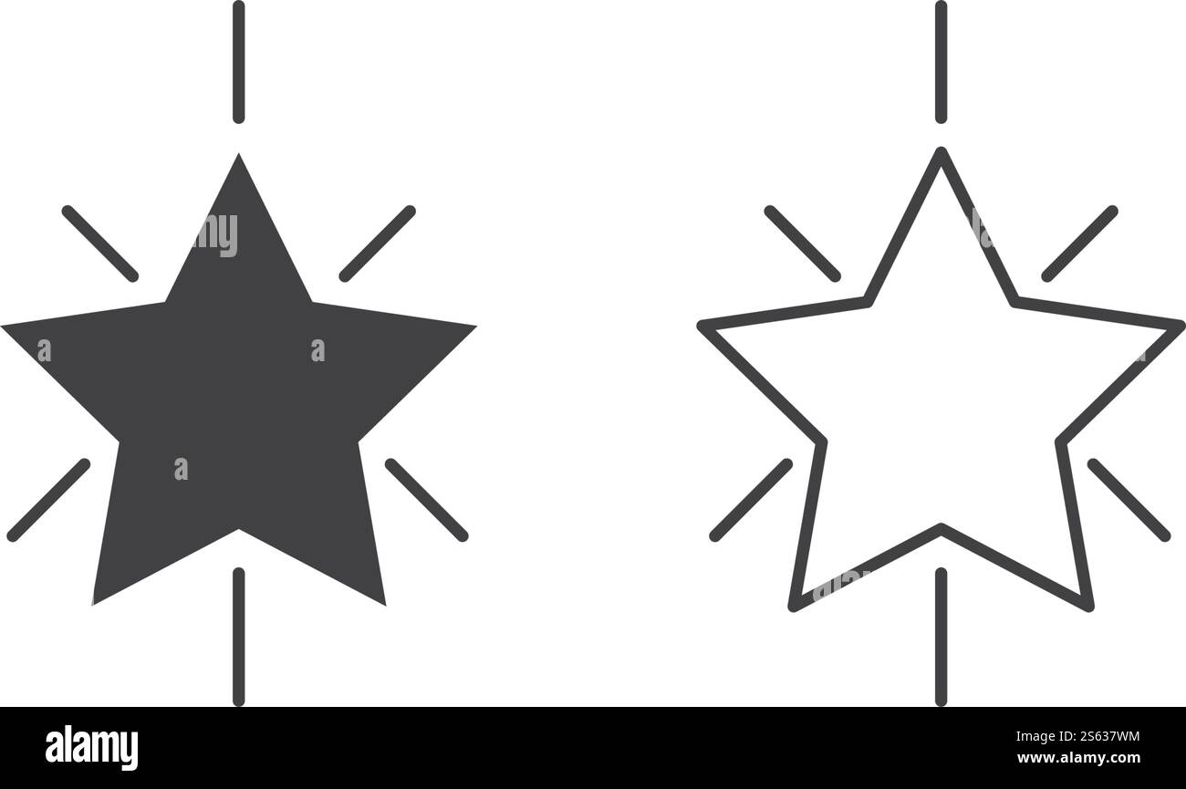 Logo Star icône vecteur modèle illustration design Illustration de Vecteur