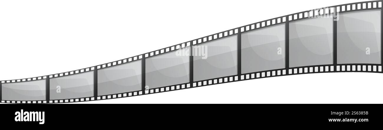 Icône de film photo. Dessin animé de l'icône vectorielle de film d'image pour la conception de Web isolé sur fond blanc. Icône de film d'image, style de dessin animé Illustration de Vecteur