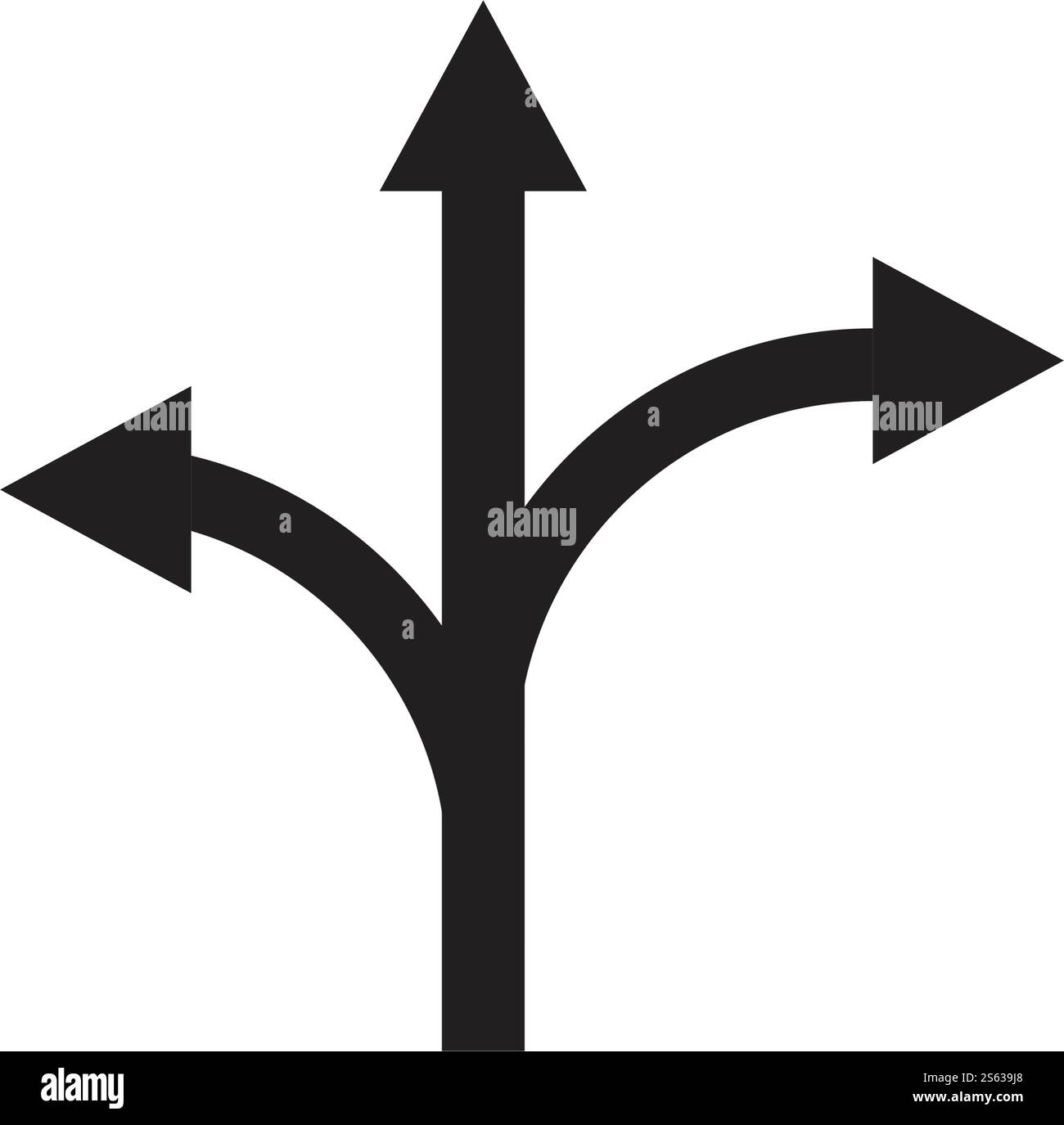 illustration de signe de modèle de vecteur d'icône de direction Illustration de Vecteur