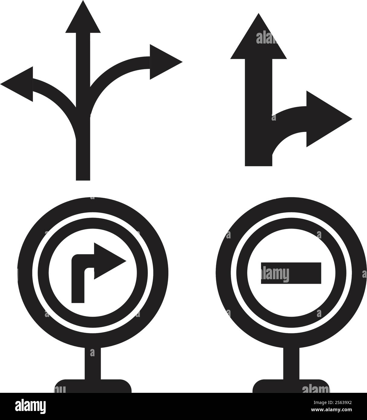 illustration de signe de modèle de vecteur d'icône de direction Illustration de Vecteur