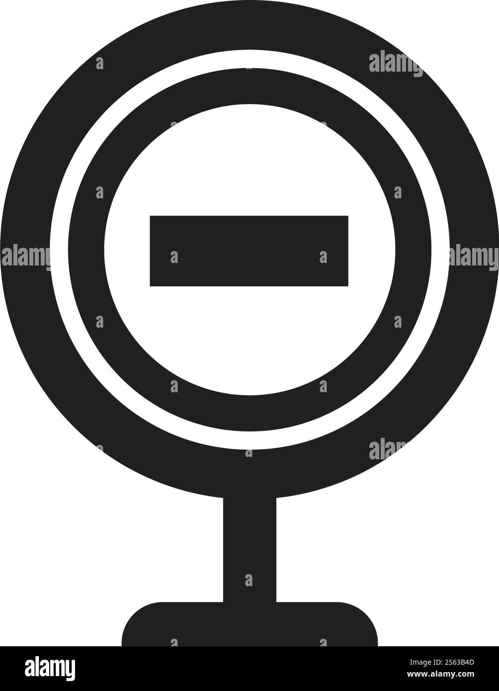 illustration de signe de modèle de vecteur d'icône de direction Illustration de Vecteur