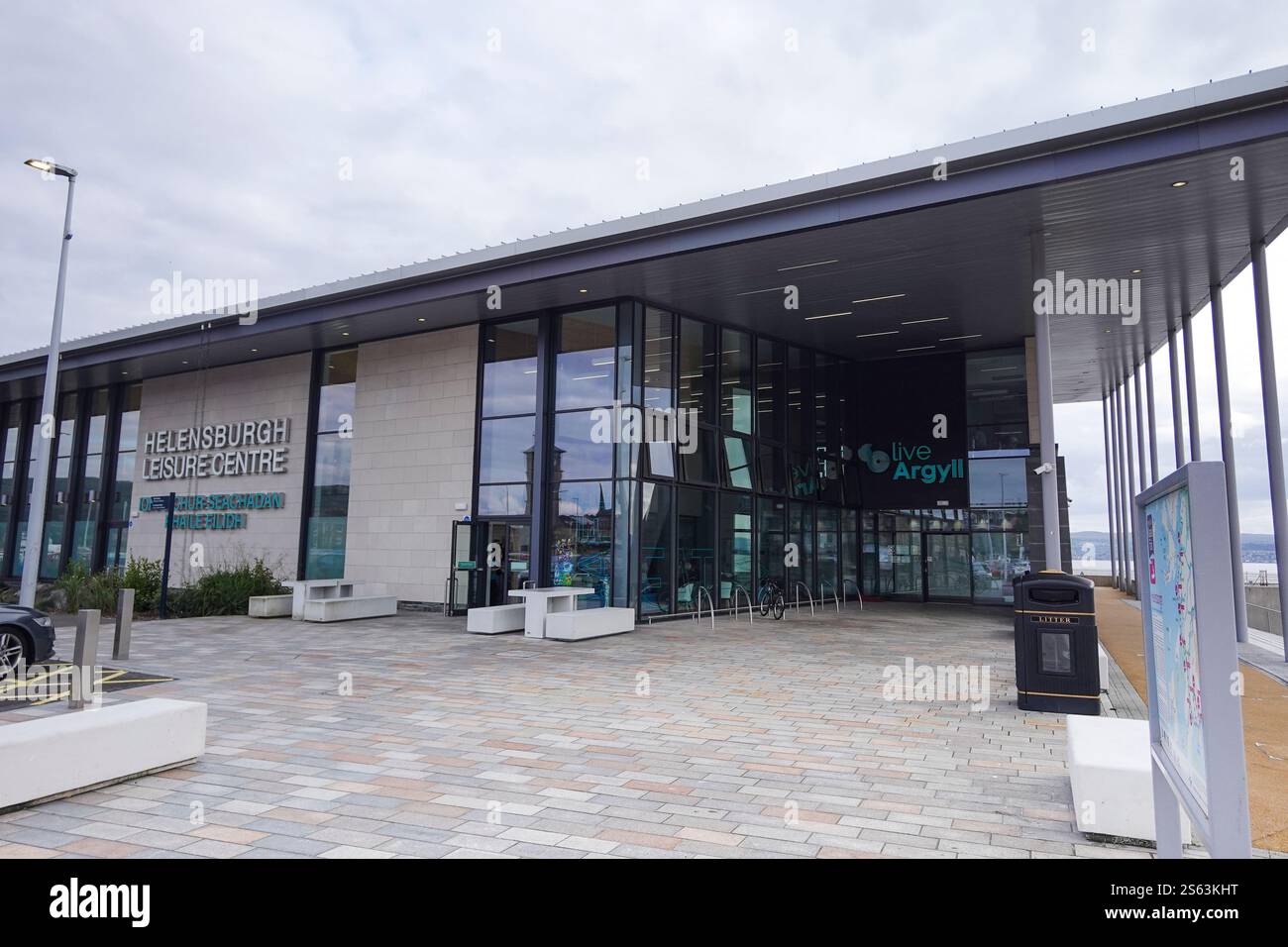 Le nouveau centre de loisirs Helensburgh Banque D'Images
