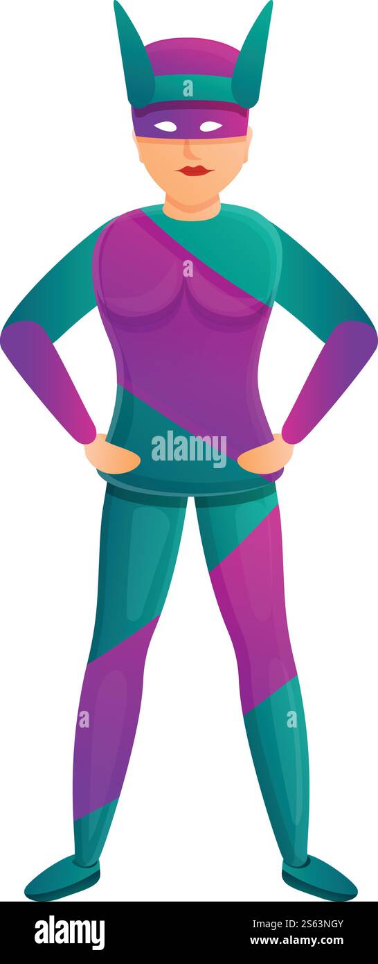 Icône de super-héros célèbre. Dessin animé de l'icône vectorielle de super-héros célèbre pour la conception Web isolé sur fond blanc. Icône de super-héros célèbre, style de bande dessinée Illustration de Vecteur