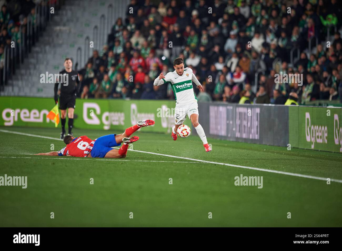 Elche, Espagne , 15 janvier 2025. José Salinas d'Elche CF à la Copa del Rey Round of 16. Crédit : Vicente Vidal Fernandez/Alamy Live News Banque D'Images