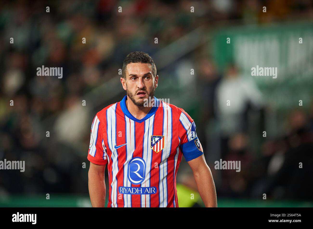 Elche, Espagne , 15 janvier 2025. Koke Jorge Resurreccion Merodio de l'Atletico de Madrid à la Copa del Rey Round du 16. Crédit : Vicente Vidal Fernandez/Alamy Live News Banque D'Images