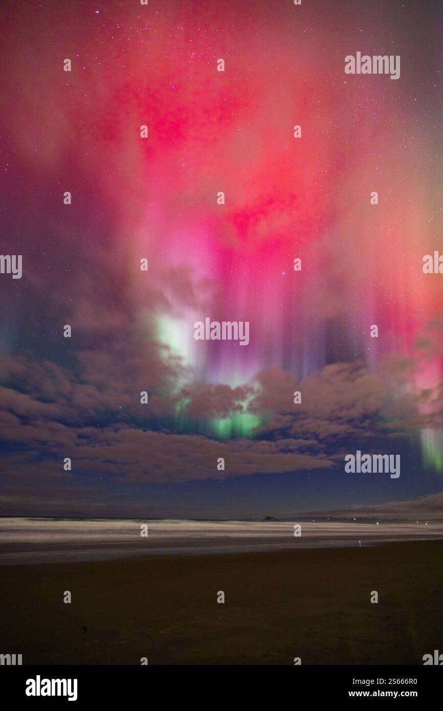 Aurora dans Dunedin, 2024 Banque D'Images