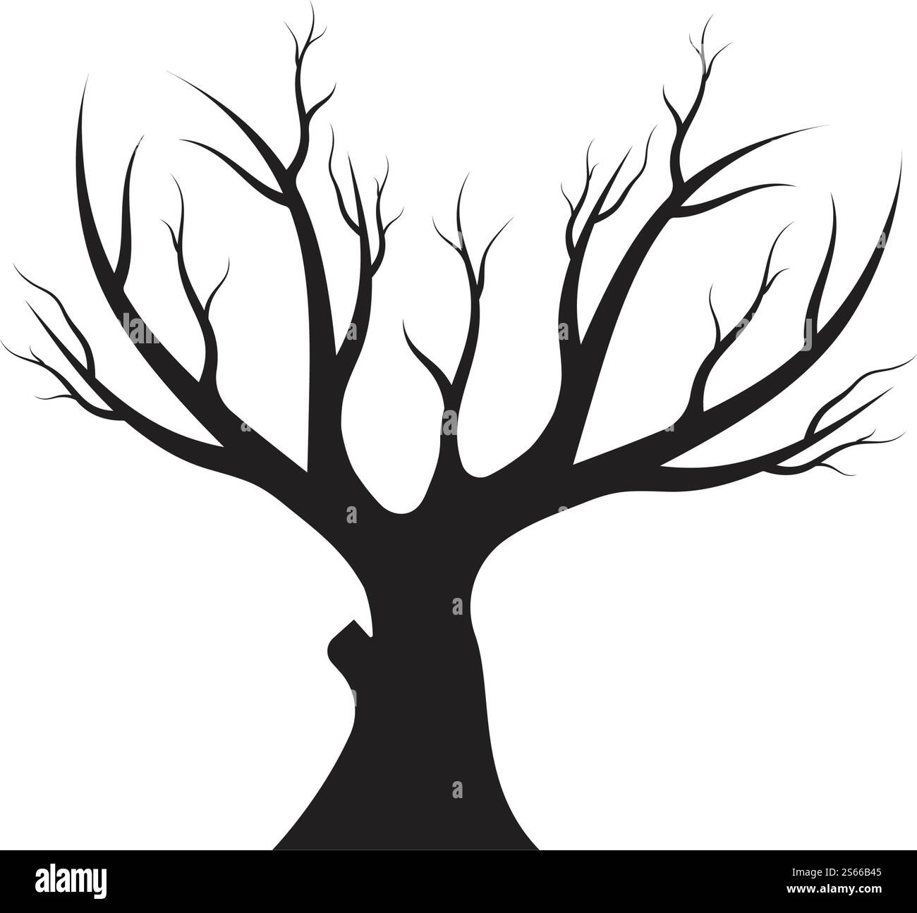 Illustration vectorielle du modèle de logo de l'arbre Illustration de Vecteur