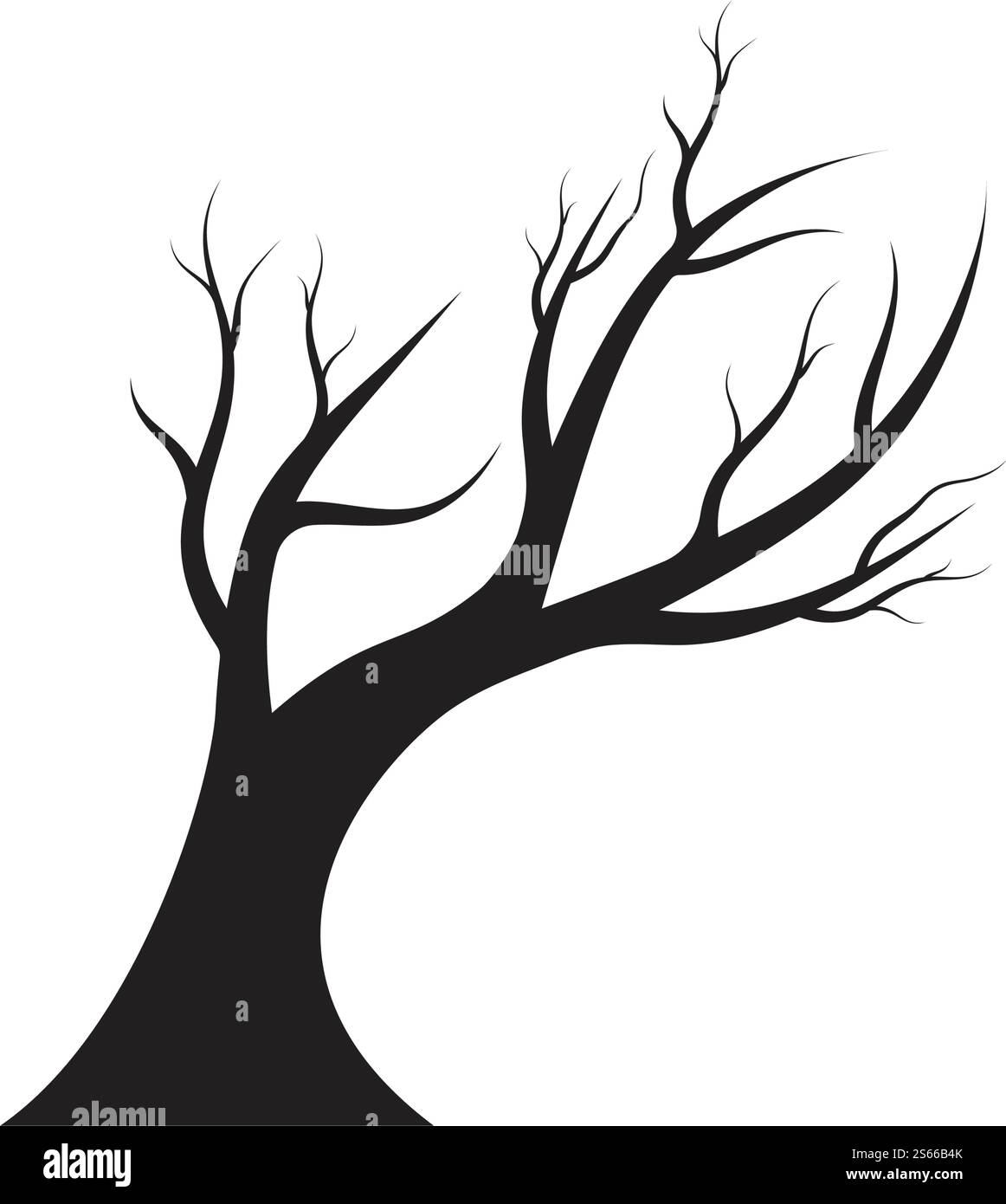 Illustration vectorielle du modèle de logo de l'arbre Illustration de Vecteur