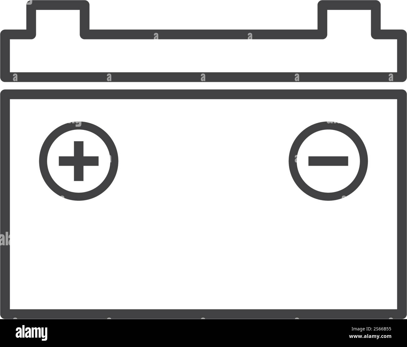 Icône de batterie de voiture vecteur plat desig Illustration de Vecteur Icône de batterie de voiture vecteur plat desig Illustration de Vecteur
