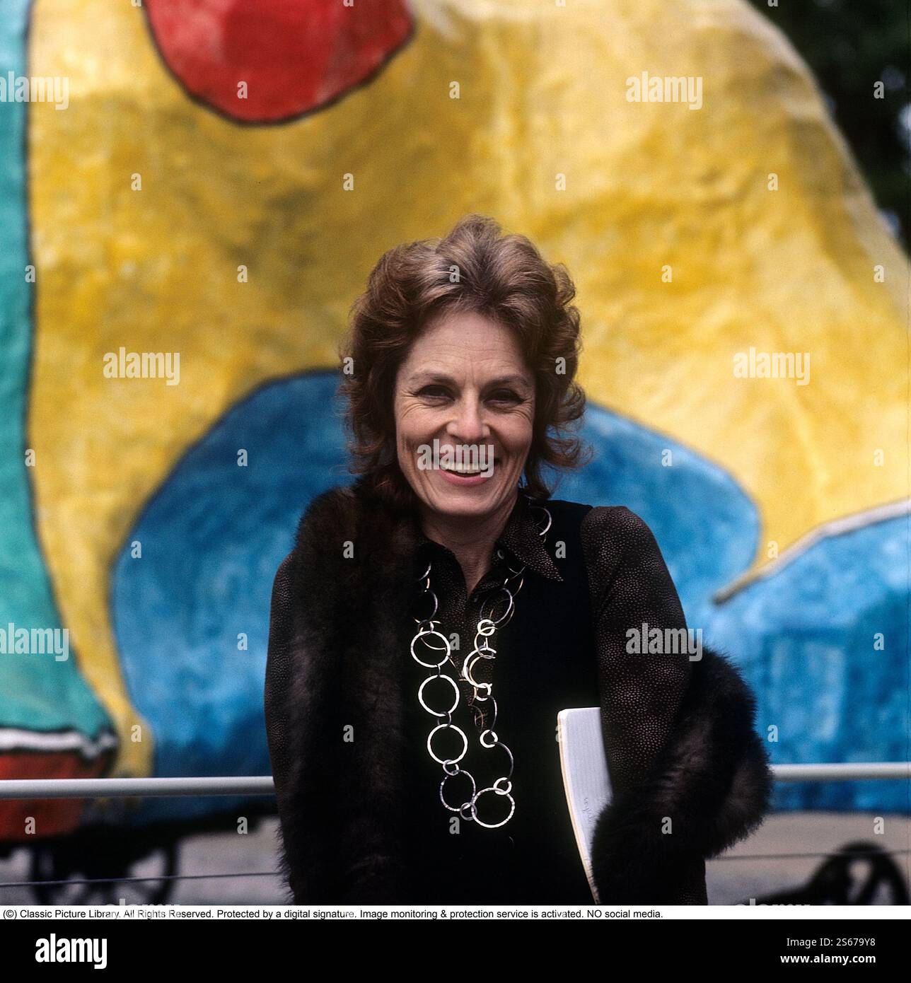 Viveca Lindfors. Actrice suédo-américaine. 1920-1995. Photo prise dans les années 1970 Banque D'Images