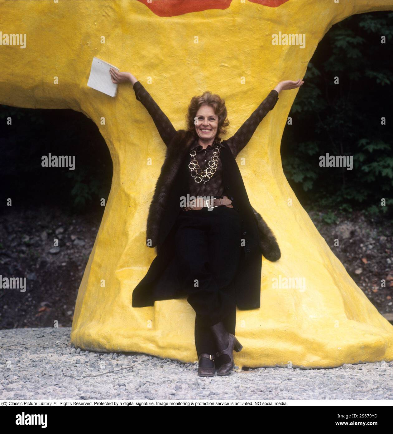 Viveca Lindfors. Actrice suédo-américaine. 1920-1995. Photo prise dans les années 1970 Banque D'Images