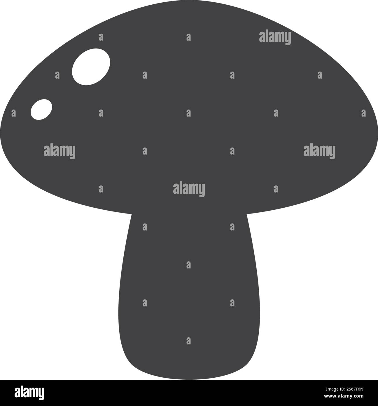 Modèle de vecteur d'icône de logo de champignon Illustration de Vecteur