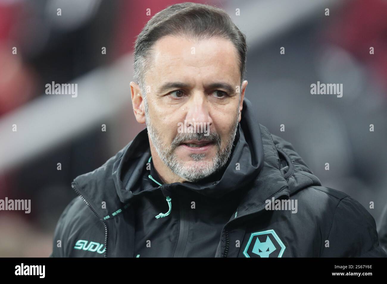 Directeur de Wolverhampton Wanderers Vítor Pereira- Newcastle United v Wolverhampton Wanderers, premier League, St James' Park, Newcastle upon Tyne, Royaume-Uni - 15 janvier 2025 usage éditorial exclusif - des restrictions de DataCo s'appliquent Banque D'Images