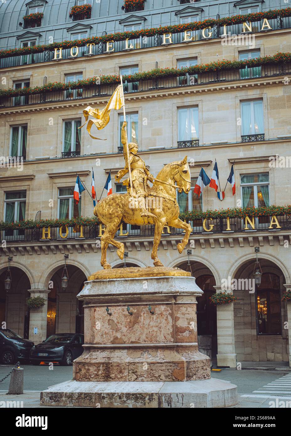 Statue de Jeanne d'Arc Paris - Emmanuel Fremiet, Paris, France Banque D'Images