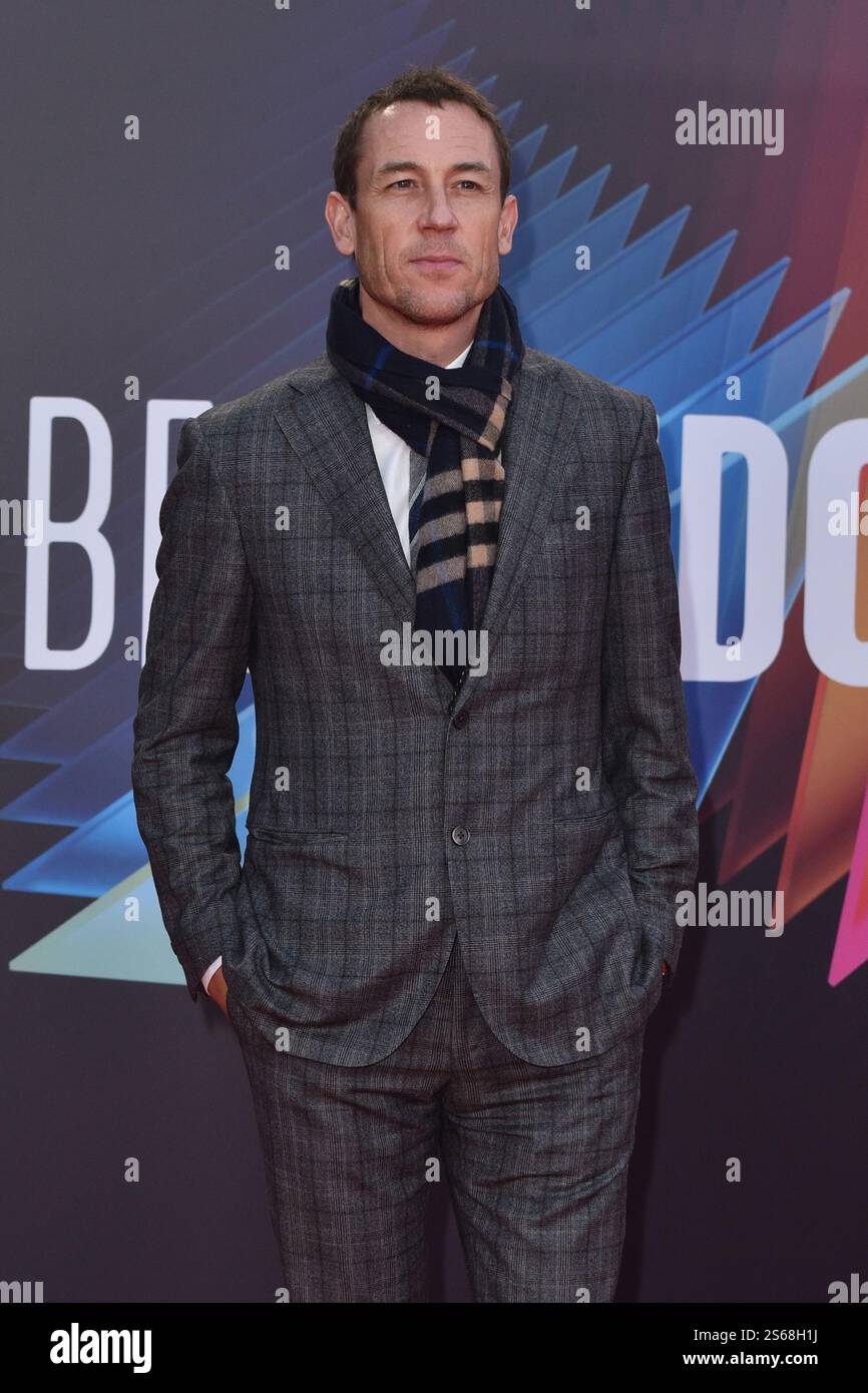 Tobias Menzies assiste à la première européenne de Belfast lors du BFI London film Festival, au Royal Festival Hall de Londres, en Angleterre. Mardi 12 octobre 2021 Banque D'Images