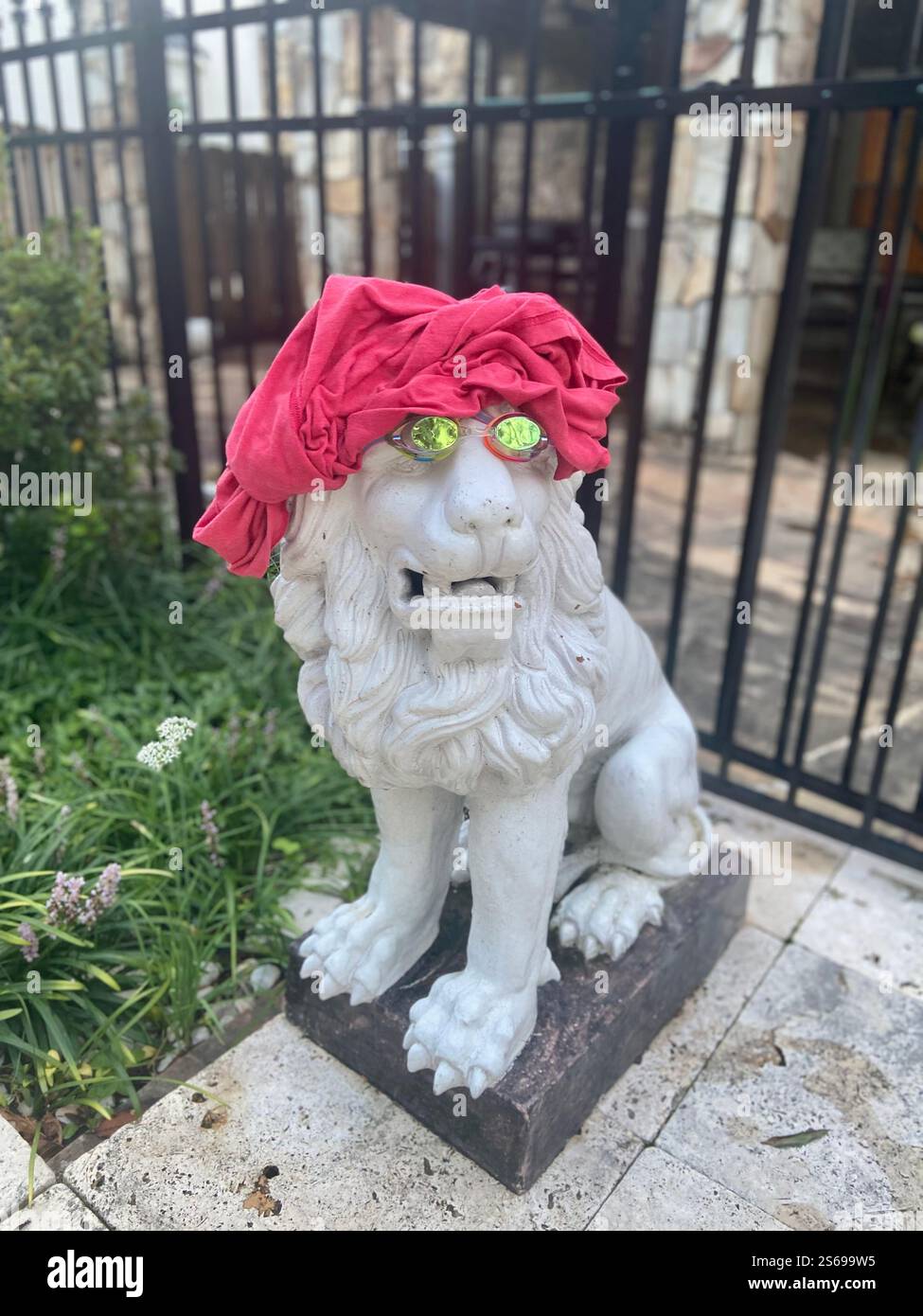 Statue de Lion Banque D'Images