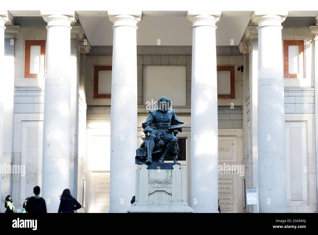 Sculpture Velazquez, musée du Prado, Madrid, Espagne Banque D'Images