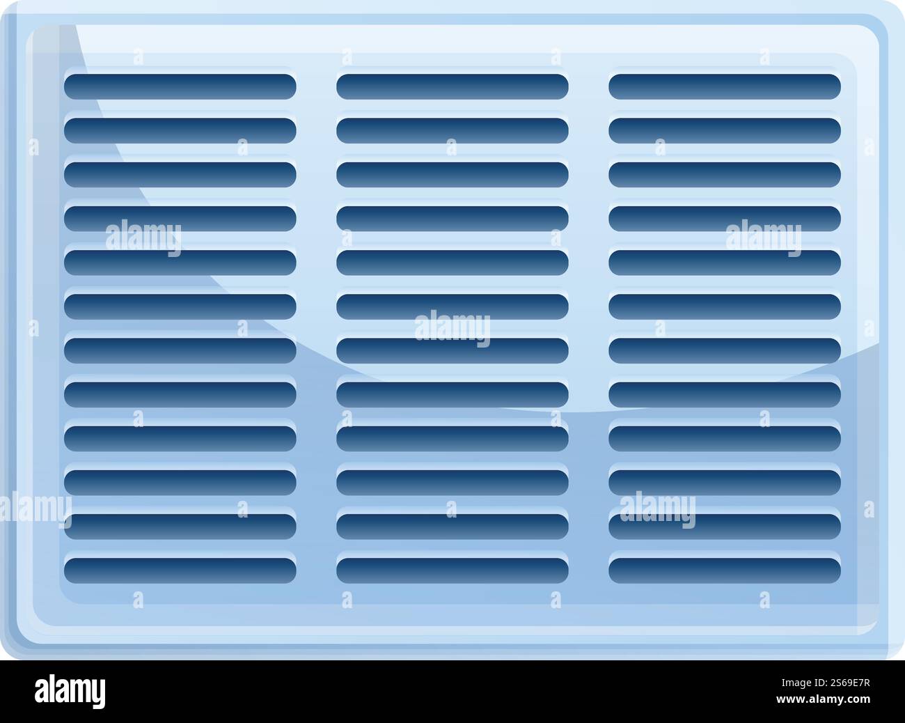 Icône de ventilation du vent. Dessin animé de l'icône de vecteur de ventilation de vent pour la conception de Web isolé sur fond blanc. Icône de ventilation du vent, style cartoon Illustration de Vecteur