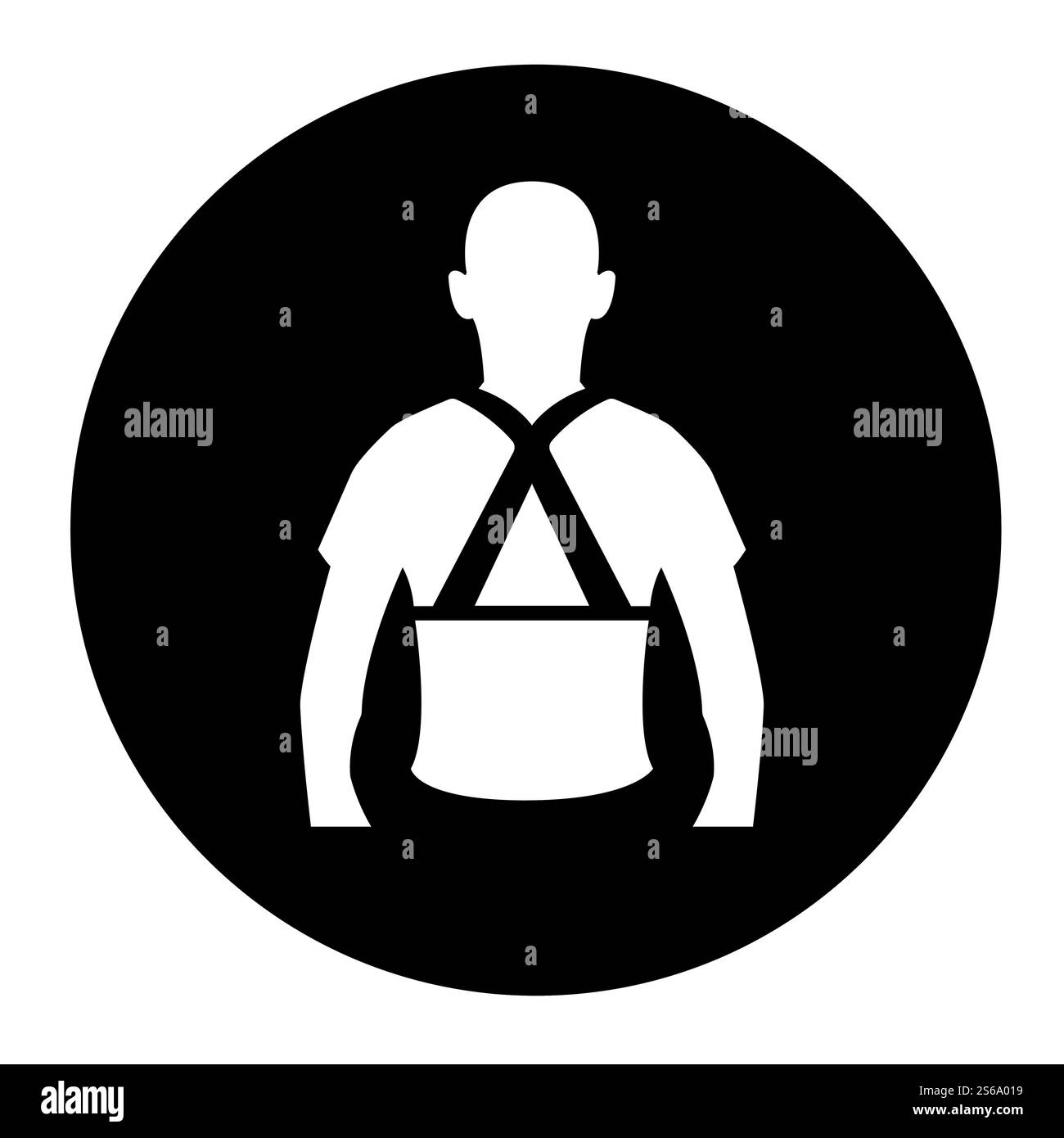 Symbole de support de l'usure isolation sur fond blanc, illustration vectorielle EPS.10 Illustration de Vecteur