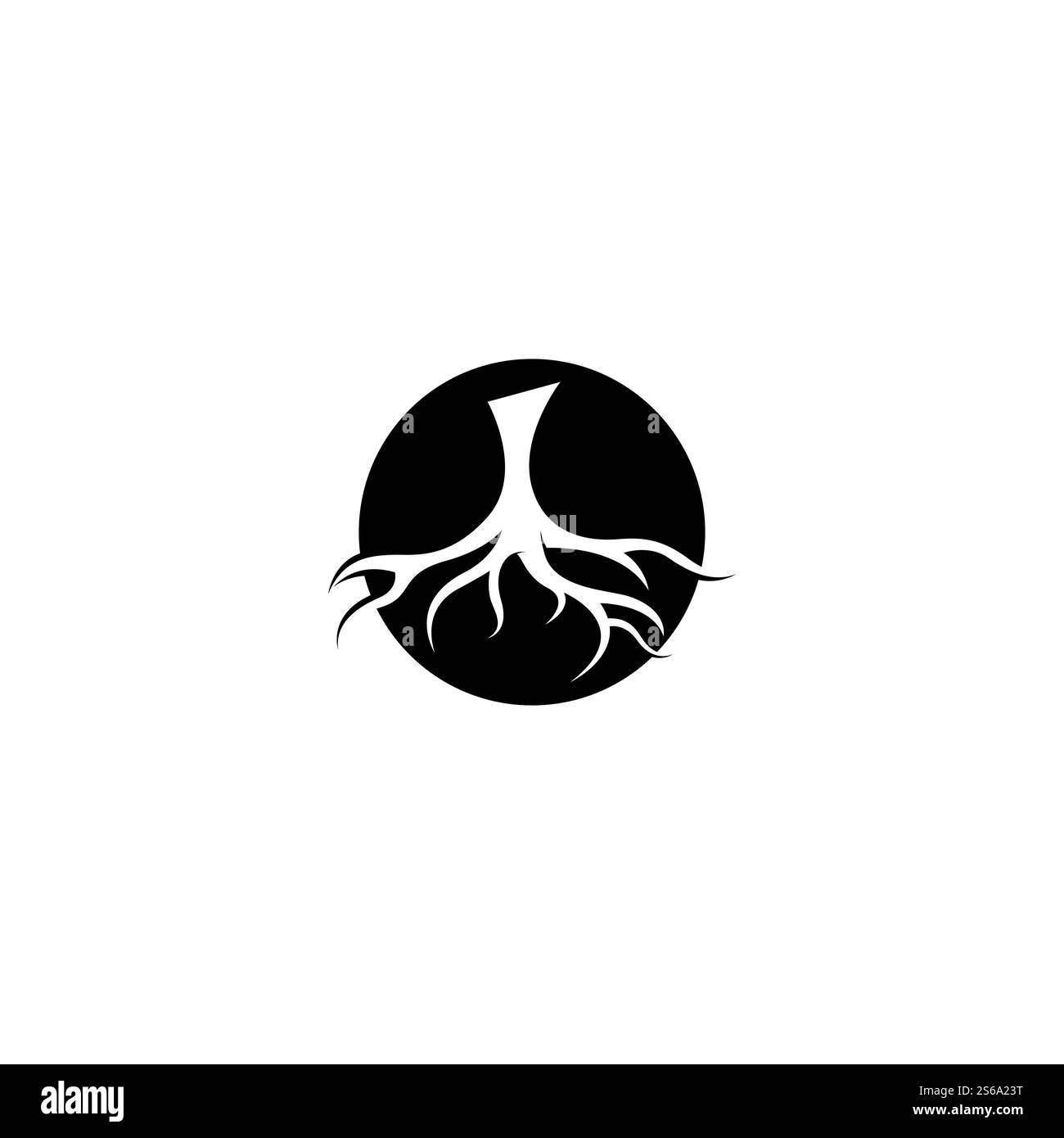 Modèle d'illustration de vecteur racine Illustration de Vecteur