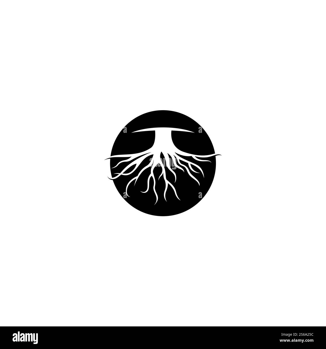 Modèle d'illustration de vecteur racine Illustration de Vecteur