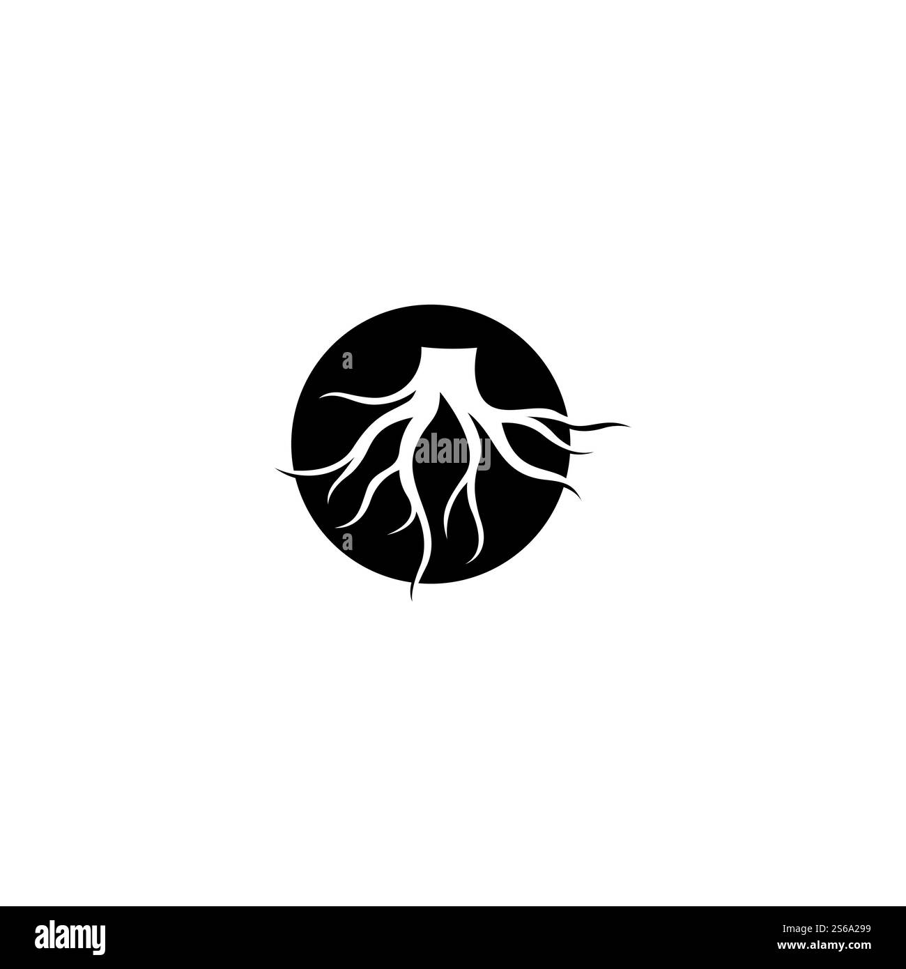 Modèle d'illustration de vecteur racine Illustration de Vecteur