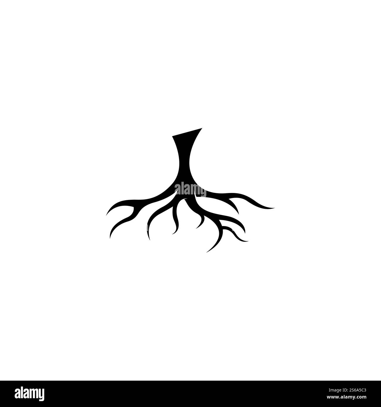 Modèle d'illustration de vecteur racine Illustration de Vecteur