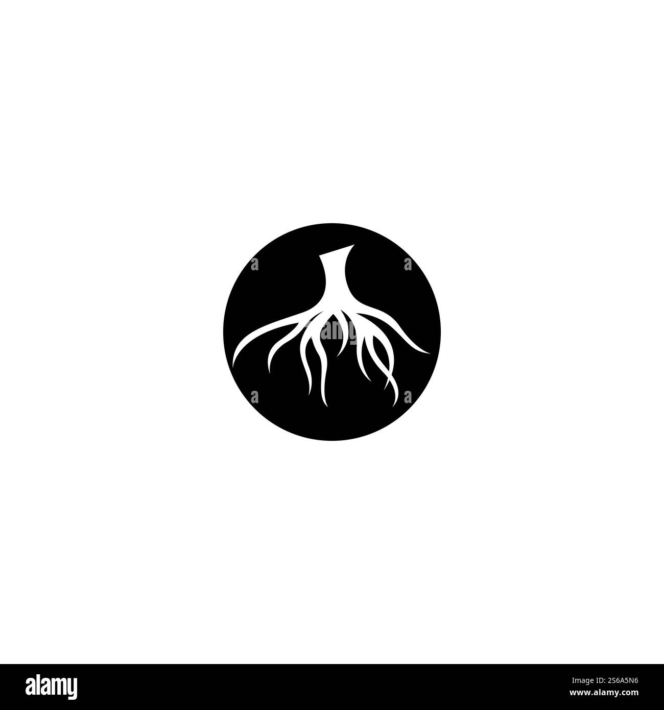 Modèle d'illustration de vecteur racine Illustration de Vecteur