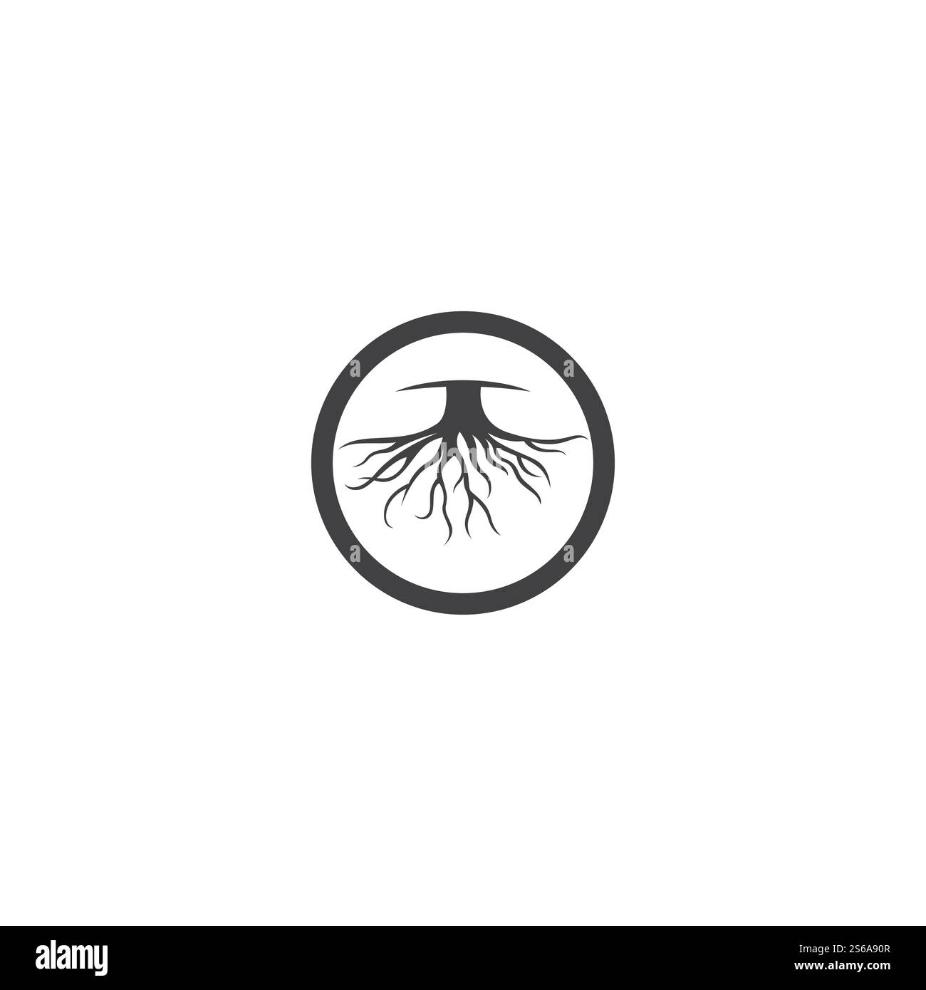 Modèle d'illustration de vecteur racine Illustration de Vecteur