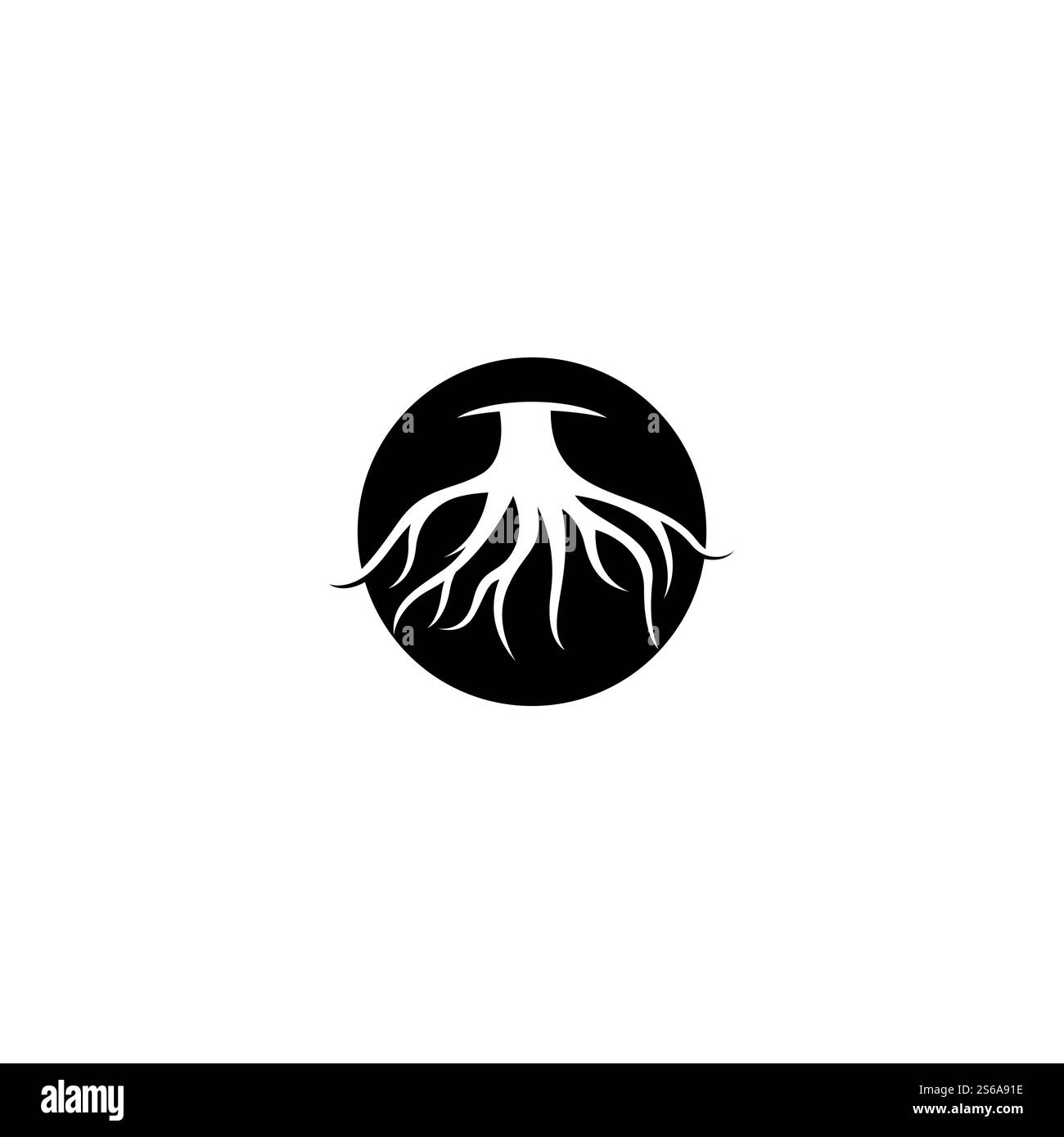 Modèle d'illustration de vecteur racine Illustration de Vecteur