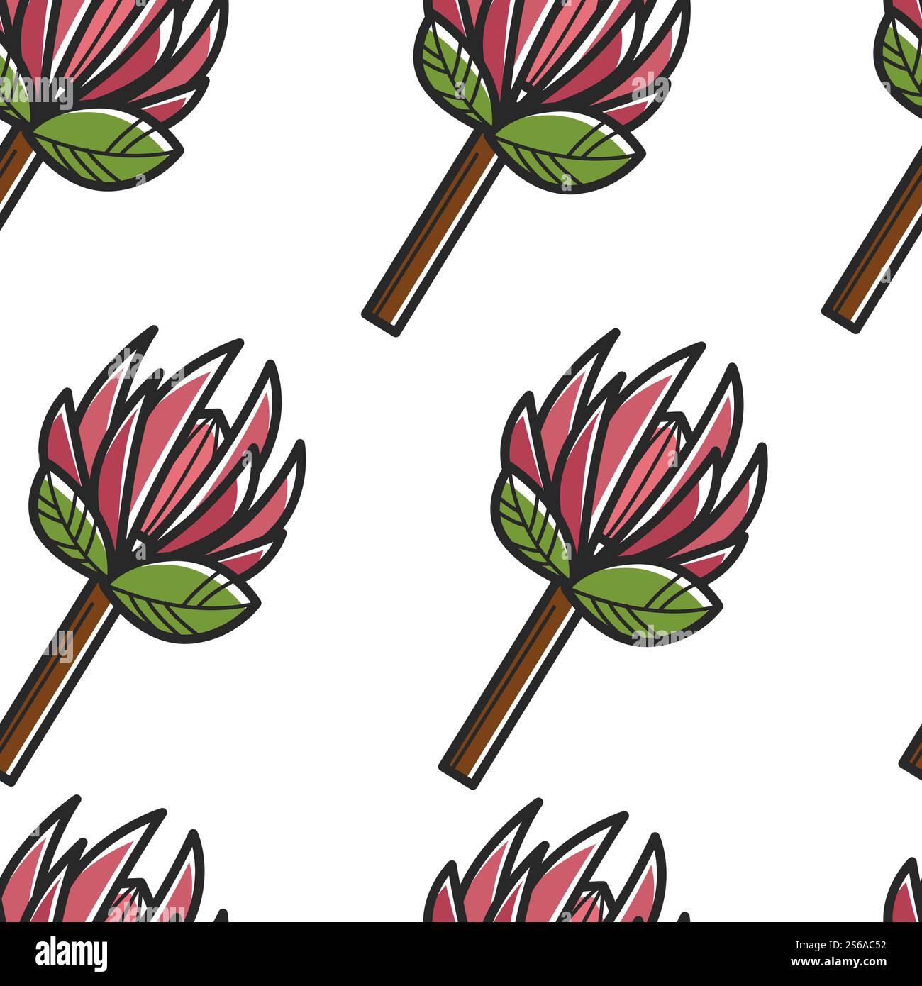 Bourgeon de vecteur de modèle sans couture de trèfle de champ sauvage avec des feuilles sur la plante de trèfle de tige croissance et de culture de l'agriculture et le jardinage floral sans fin de fleur de papier peint imprimé végétation. Plante de champ à motif sans couture de fleur sauvage de trèfle Illustration de Vecteur