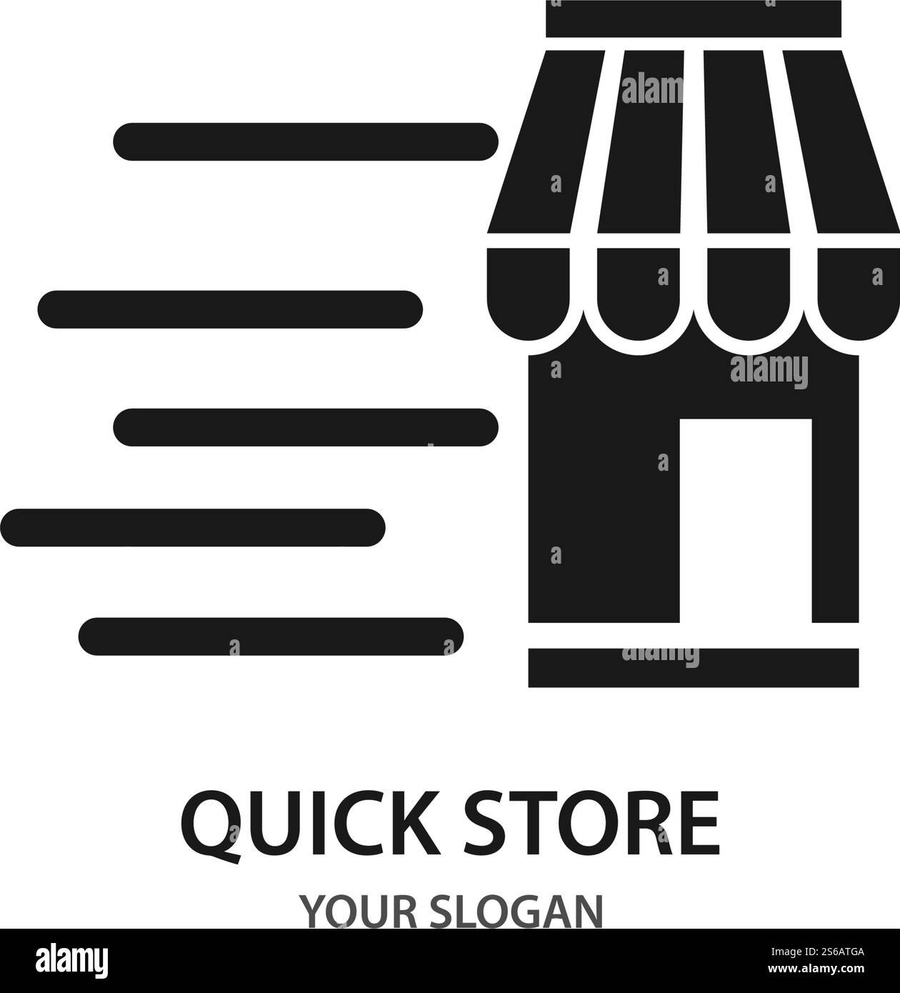 Conception vectorielle d'icône de magasin en ligne Illustration de Vecteur