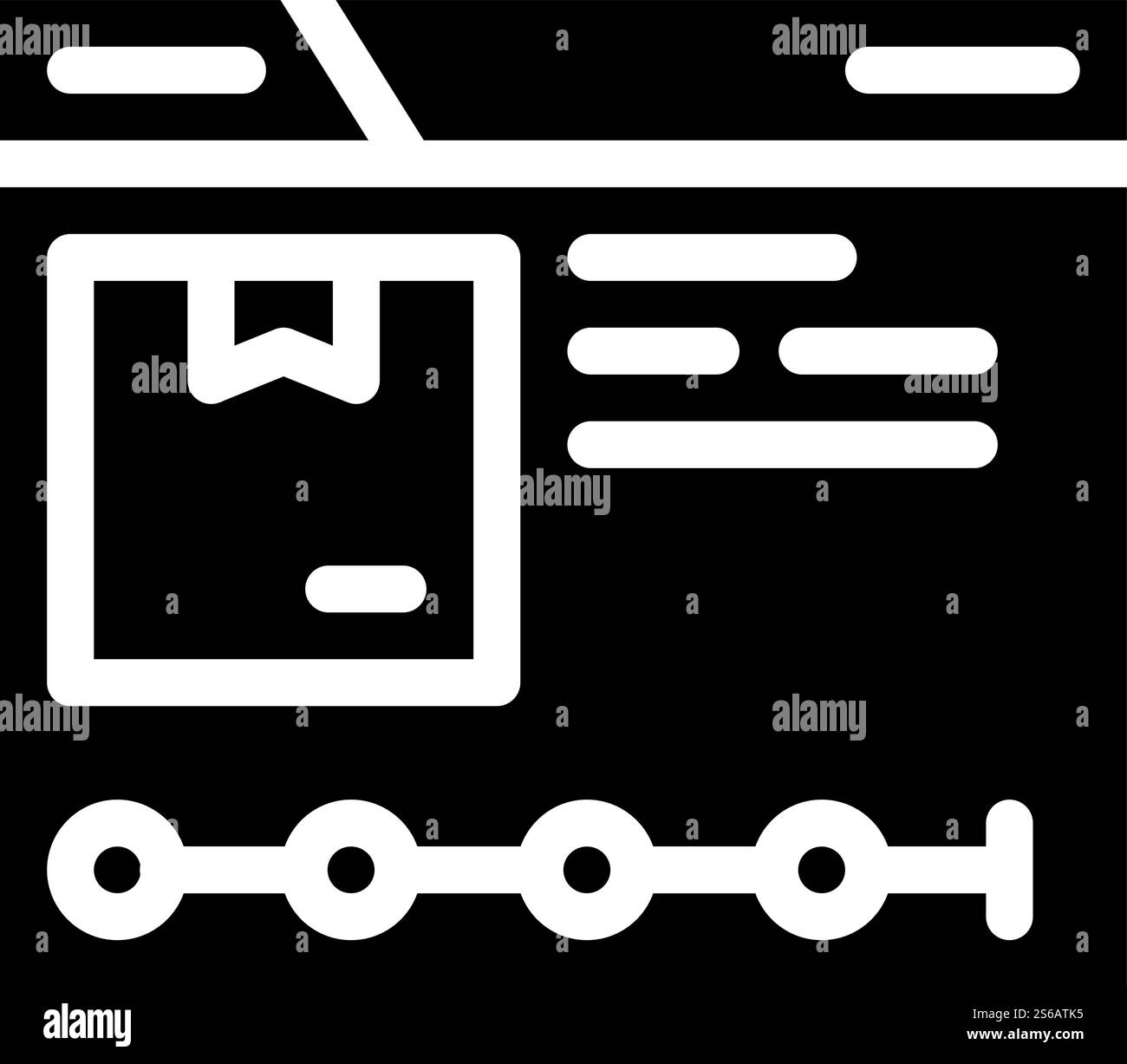 vecteur d'icône de glyphe de suivi en ligne de site web. panneau de suivi en ligne du site web. illustration noire du symbole de contour isolé. illustration vectorielle d'icône de glyphe de suivi de site web Illustration de Vecteur