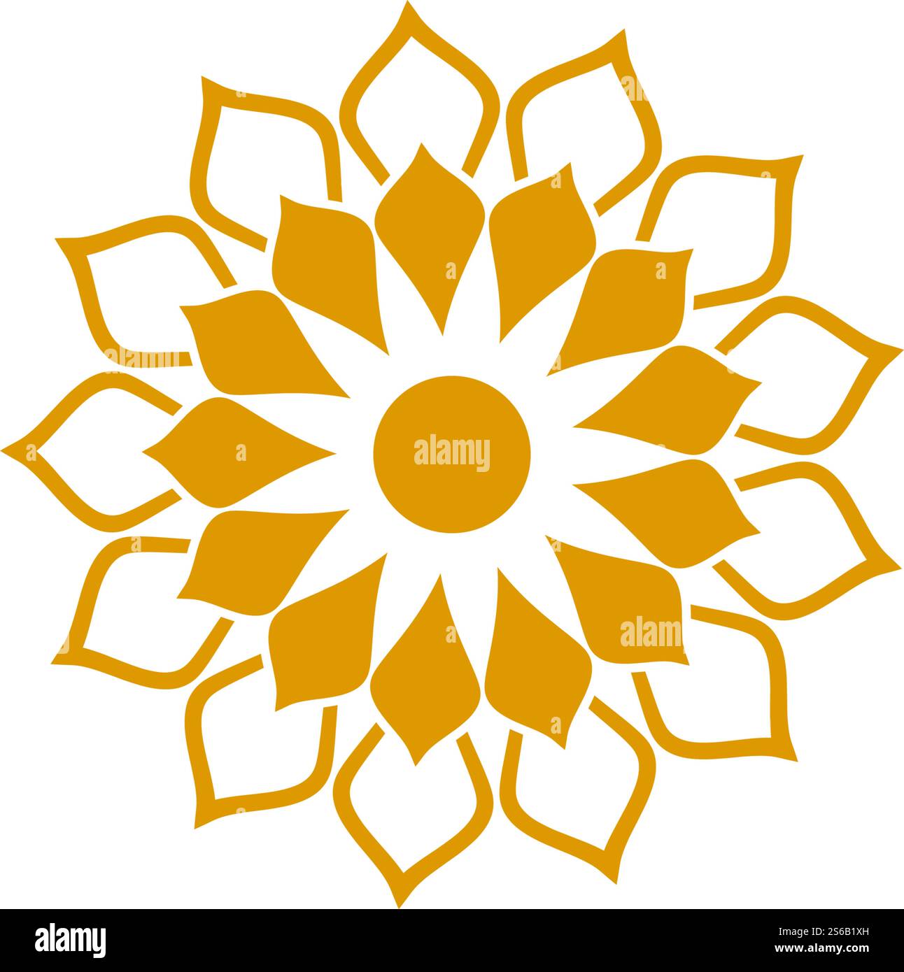 Conception vectorielle de motif arabe de ligne décorative Illustration de Vecteur